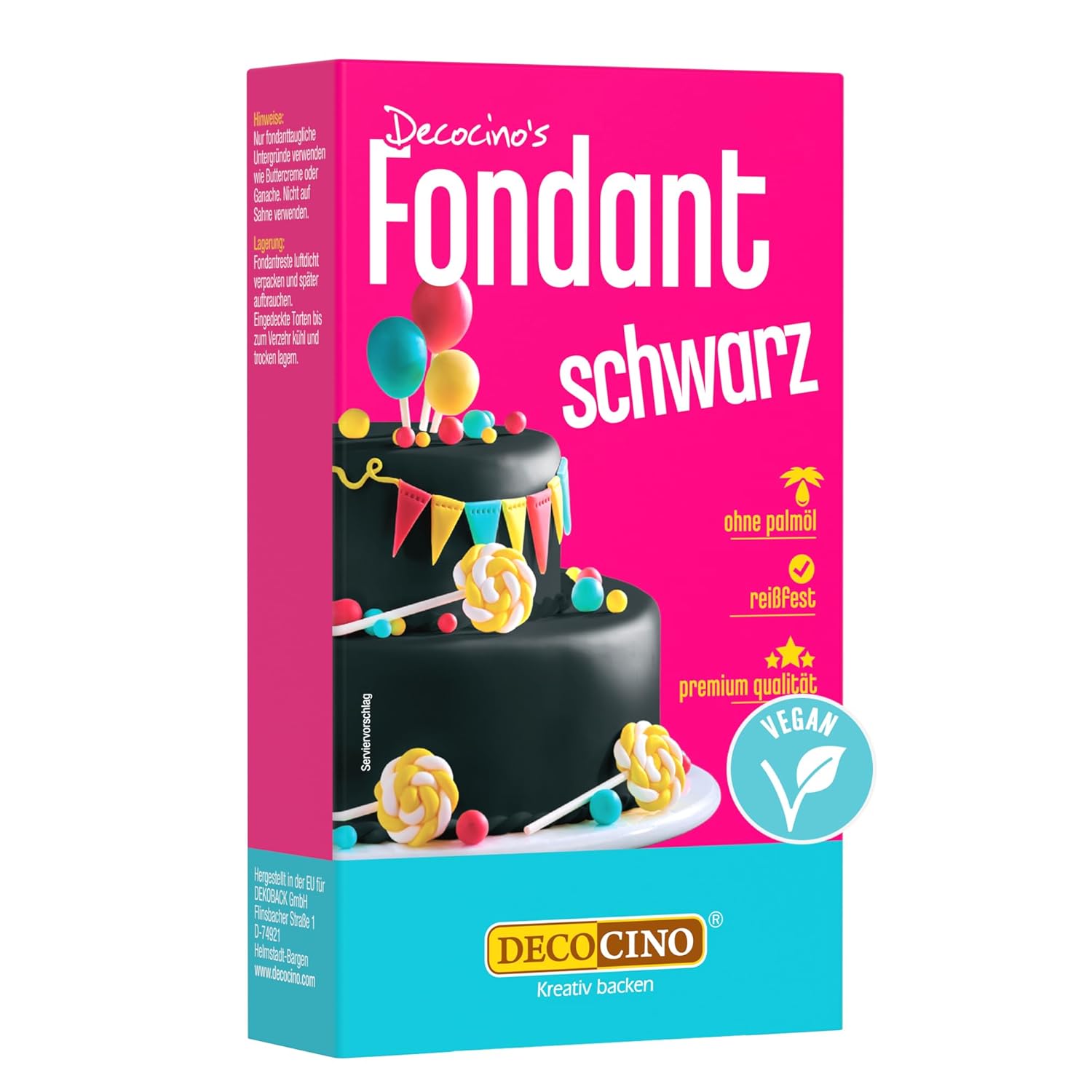 Decocino Fondant, Weiss, 250 g (1er Pack)