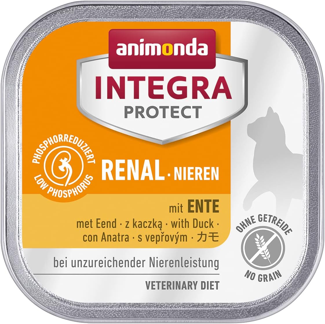 animonda INTEGRA PROTECT Sensitive Huhn Pur (16 x 100 g), Katzen Diätfutter bei Futtermittelallergie, sensitives Katzenfutter für allergische Katzen, Katzennassfutter ohne Getreide