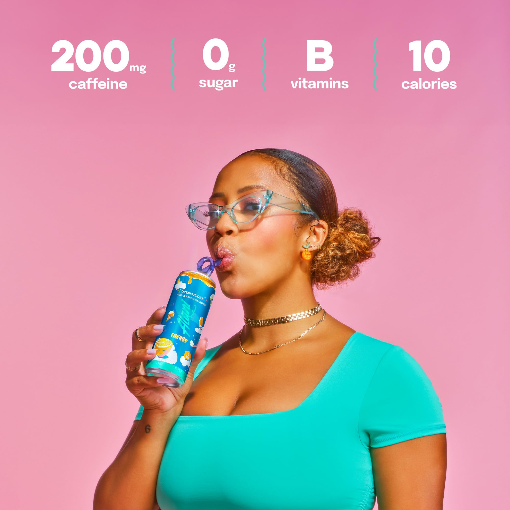 Alani Nu CHERRY TWIST Sugar Free, Low Calorie Energy Drinks, 200mg Caffeine, Biotin B Vitamins, Zero Sugar, 15 Calories, 12 Fl Oz Cans, 12 Pack0