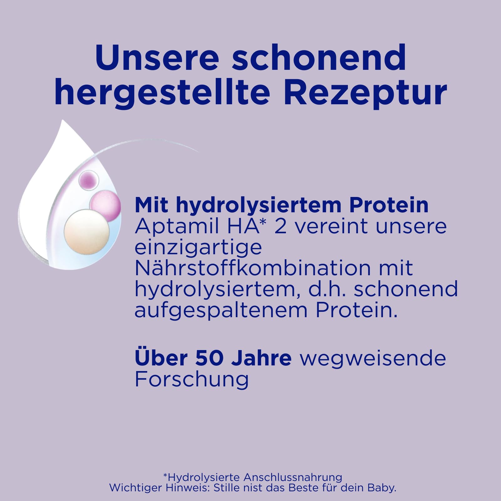 Aptamil HA PRE – Anfangsmilch von Geburt an, Mit DHA, Nur Laktose, Ohne Palmöl, Babynahrung, Milchpulver, 1 x 800 g