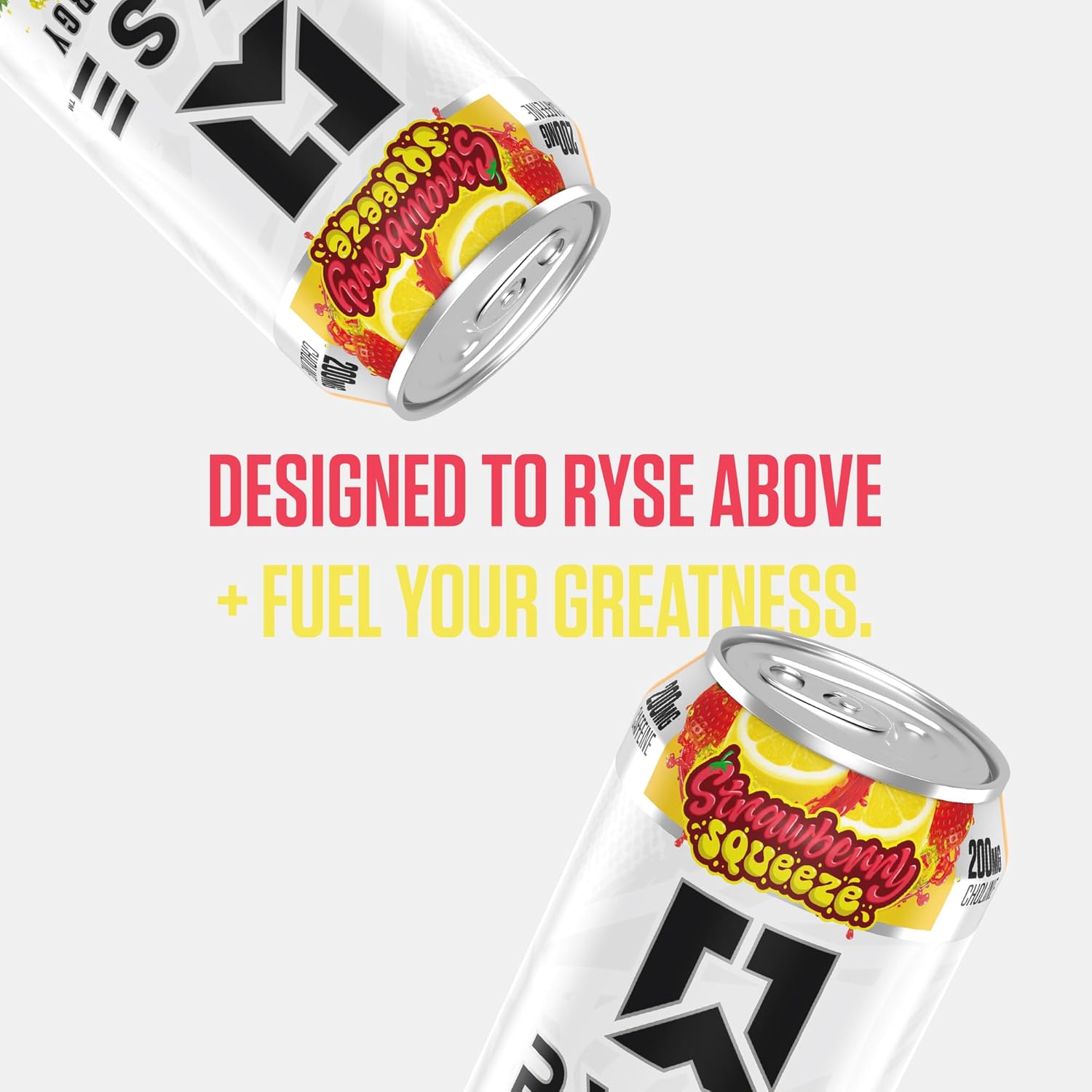 RYSE Fuel Energy Drink - Variety Pack - Sugar Free, Gluten Free & Vegan - 200mg Natural Caffeine, Taurine & Choline for Focus & Energy - No Artificial Colors - 16 fl oz Cans (12-Pack)