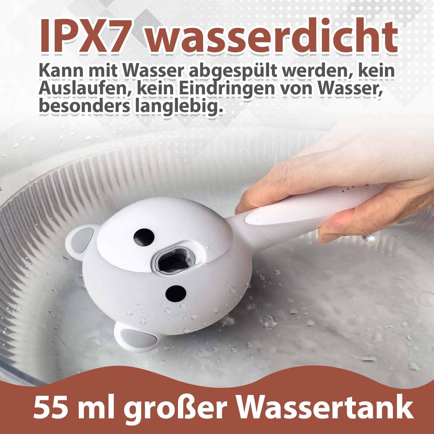 Katzenbürste mit Dampf & Auslöseknopf, Wiederaufladbar Dampfbürste von Katze Hunde, Spray Haustierhaar Bürste, Massage Steamer Kamm für Langhaar und Kurzhaar zum Entfernen Losem Fell und Schmutz