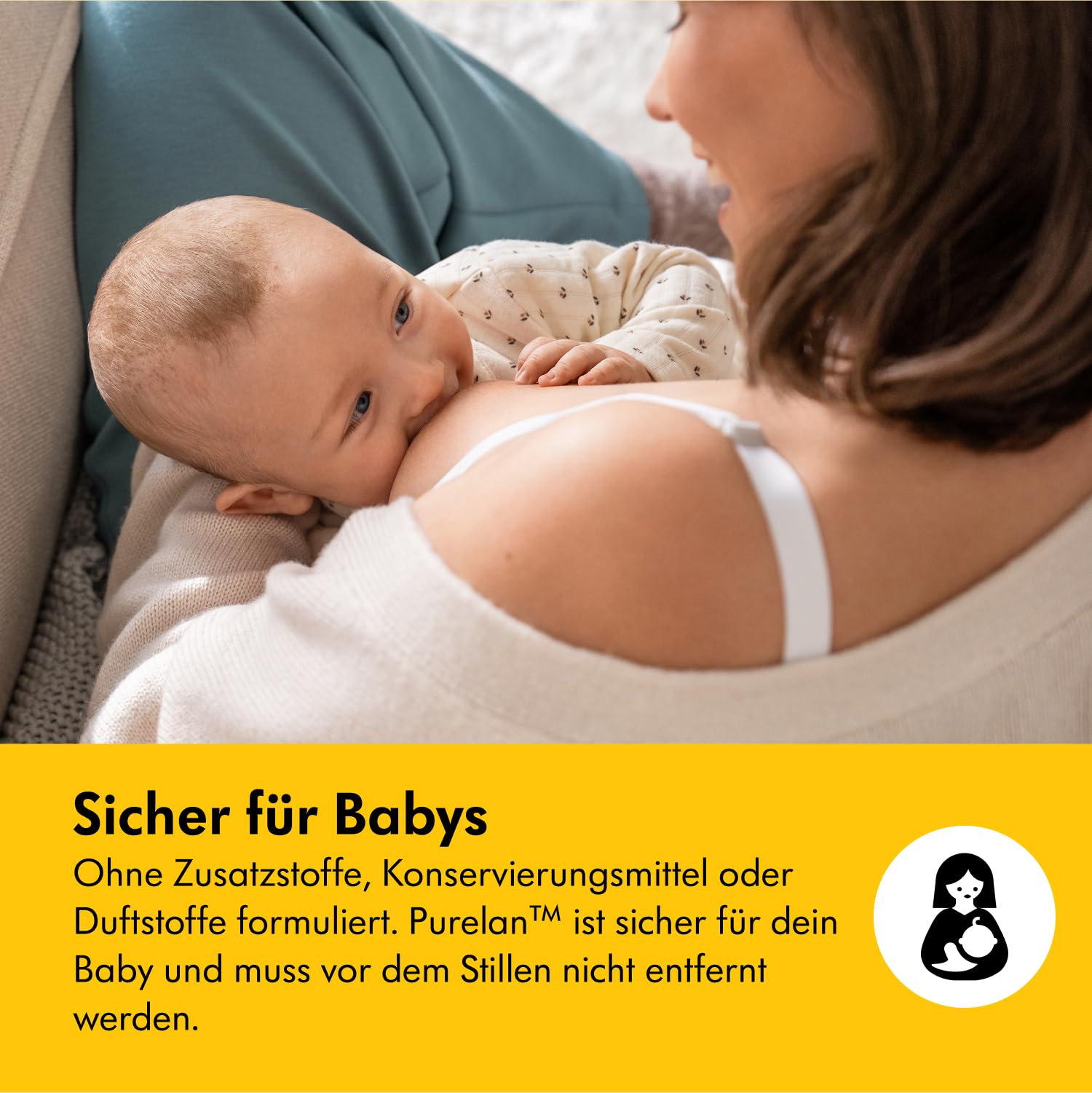 Medela Purelan Lanolin Brustwarzensalbe 37 g – Schnelle Linderung bei beanspruchten Brustwarzen und trockener Haut