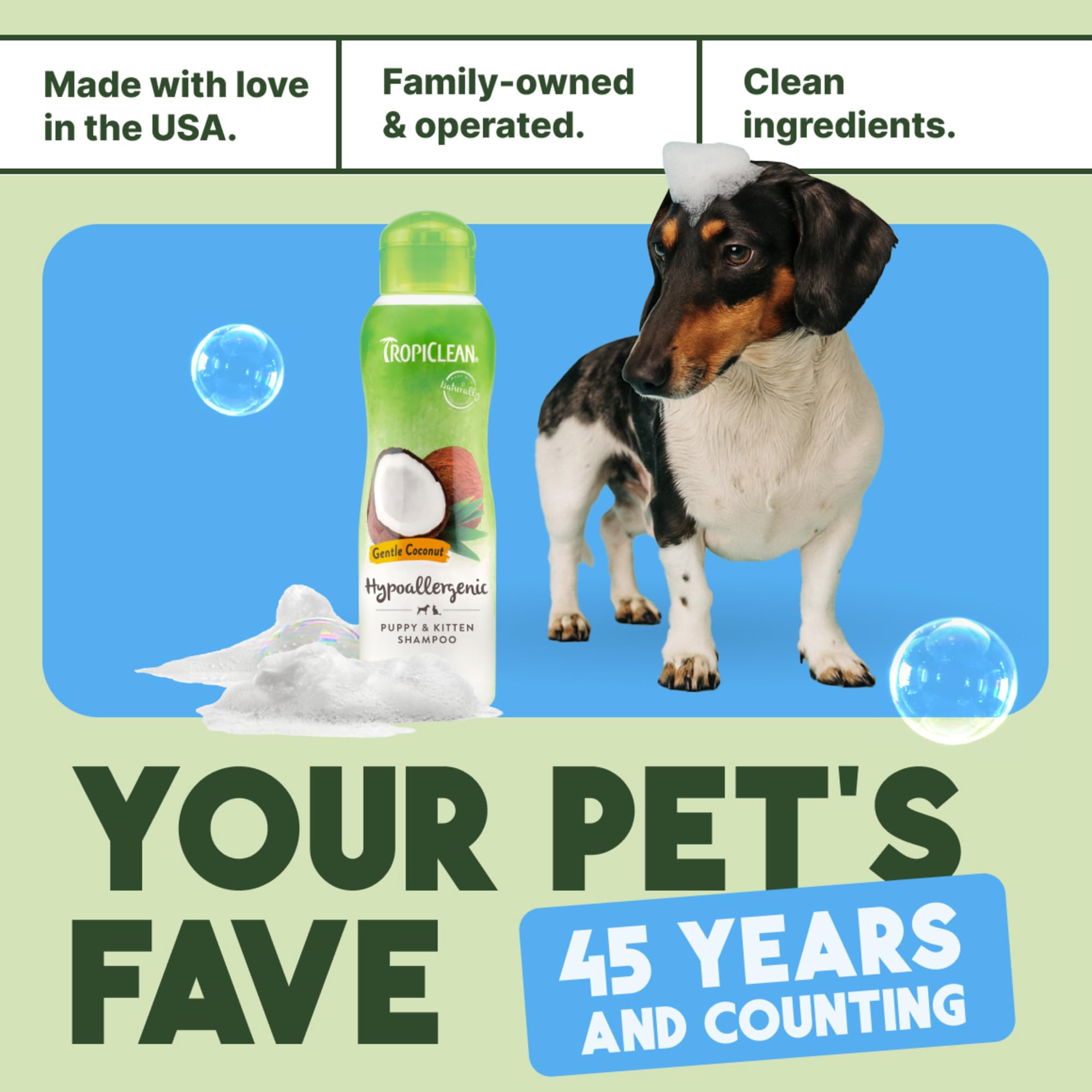 TropiClean Shampoo für Tiere - Med. Juckreizlinderung - Peelt, Befeuchtet & beruhigt trockene, juckende Haut & Fell I Für Hunde & Katzen I Parabens-, Farb- und Seifenfrei - Hafermehl & Teebaum, 3,78 L