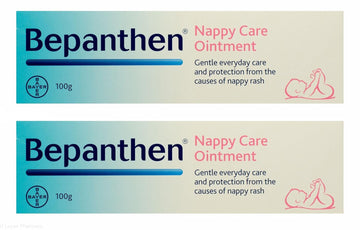 Bepanthen 2 x 100g Windelpflegesalbe - hilft bei der natürlichen Erholung der Haut, schützt vor Reizstoffen, spendet der Haut Feuchtigkeit