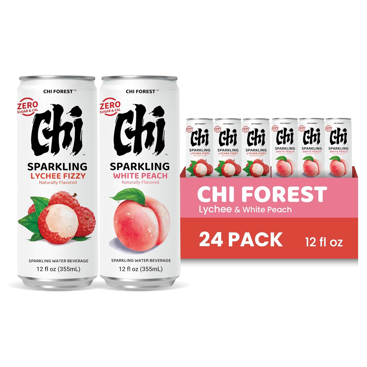 CHI FOREST Lychee Fizzy Sparkling Water (11.16 fl oz* 24)