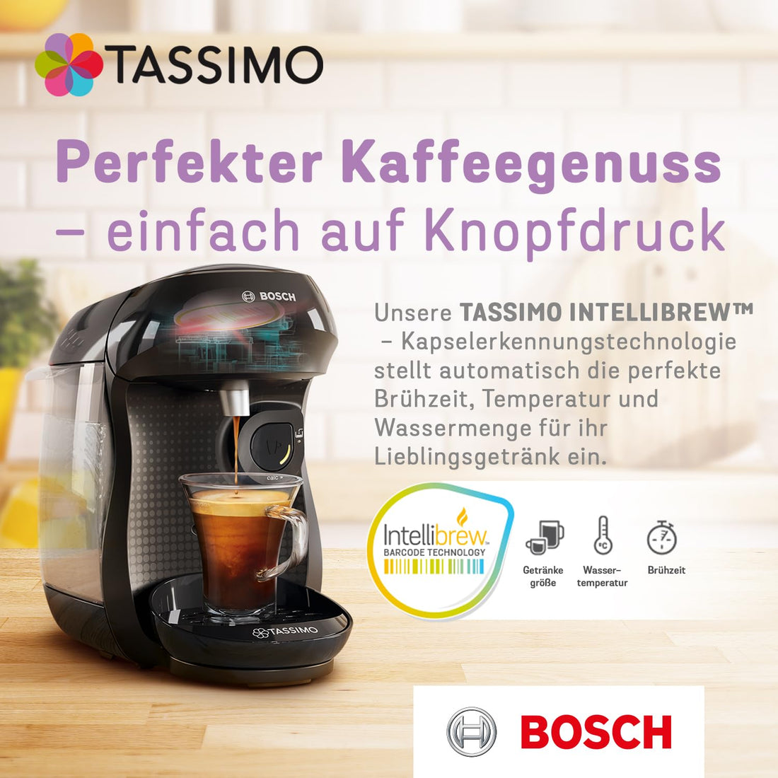 Tassimo Kapseln Milchkomposition, 5 x 16 Pads, 80 Milchkapseln