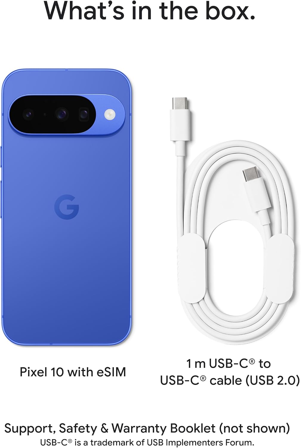 Google Pixel 10 - Unlocked Android Smartphone with Gemini, Your Google AI Assistant - Advanced Triple Rear Camera, Fast-Charging 24+ Hour Battery, and 6.3" Actua Display - Obsidian - 256 GB