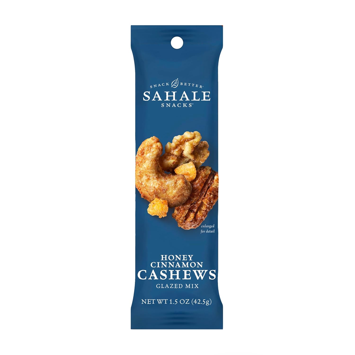 Sahale Snacks Glazed Mix Nut Blend Variety Pack, 1.5 Oz Grab & Go Bags (12 Total Packs) - Four Different Dry-Roasted Deluxe Mixed Nuts Blends Included - Non-GMO Kosher & Certified Gluten-Free Snacks