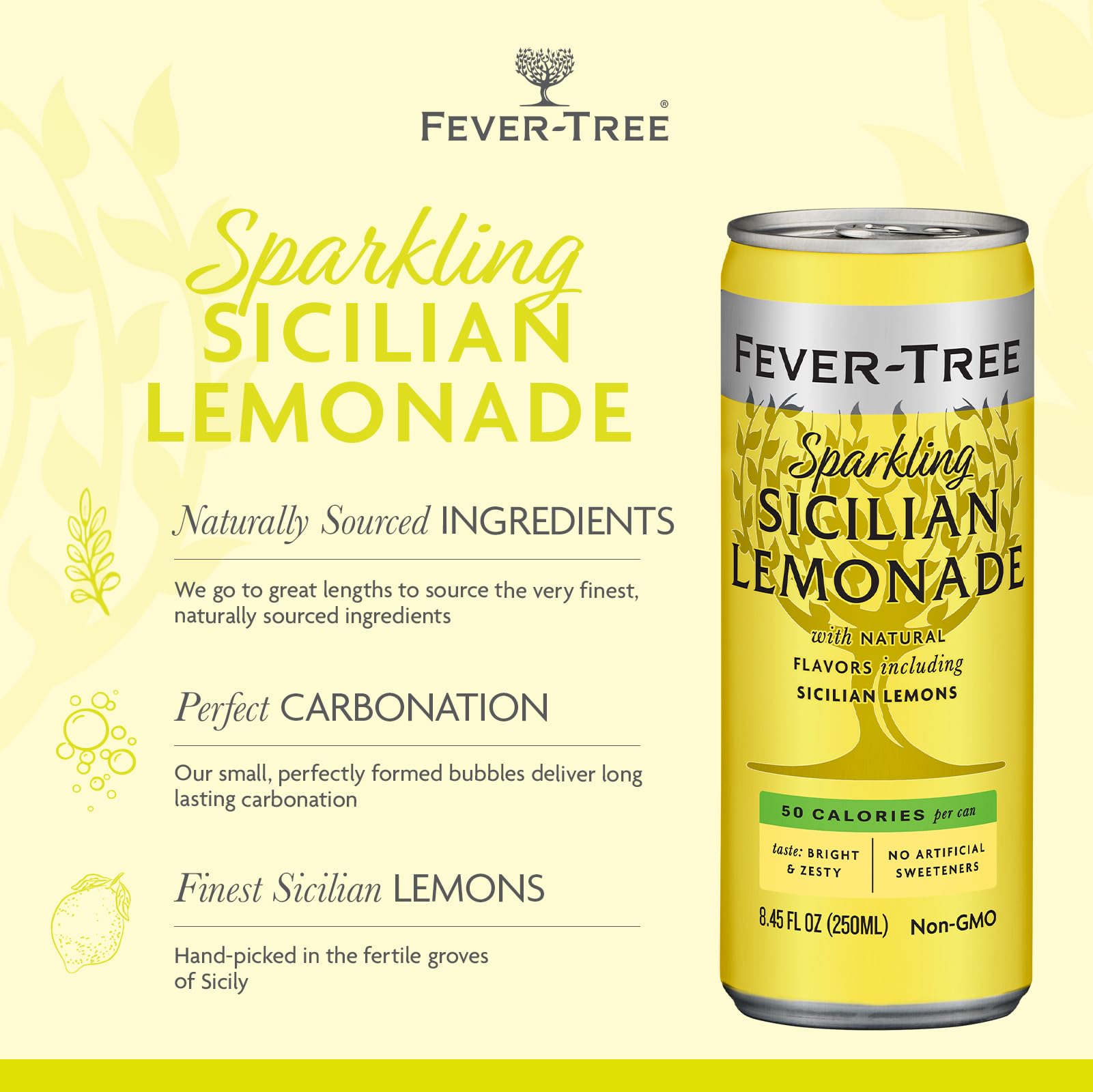 Fever Tree Club Soda Club Soda - Premium Quality Delicate with perfect carbonation - Refreshing Beverage for Cocktails & Mocktails. Naturally Sourced Ingredients, No Artificial Sweeteners or Colors - 5.07 Fl Oz (Pack of 24)(Packaging May Vary)