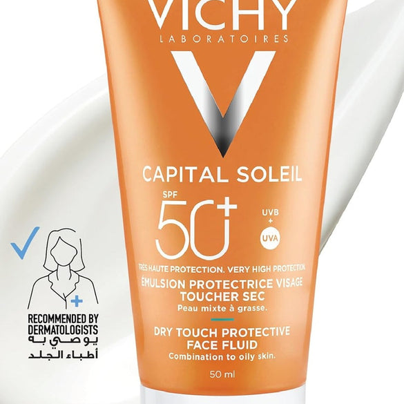 Vichy Capital Soleil Dry Touch Anti Shine Sunscreen for Combination to Oily Skin SPF50 50ml