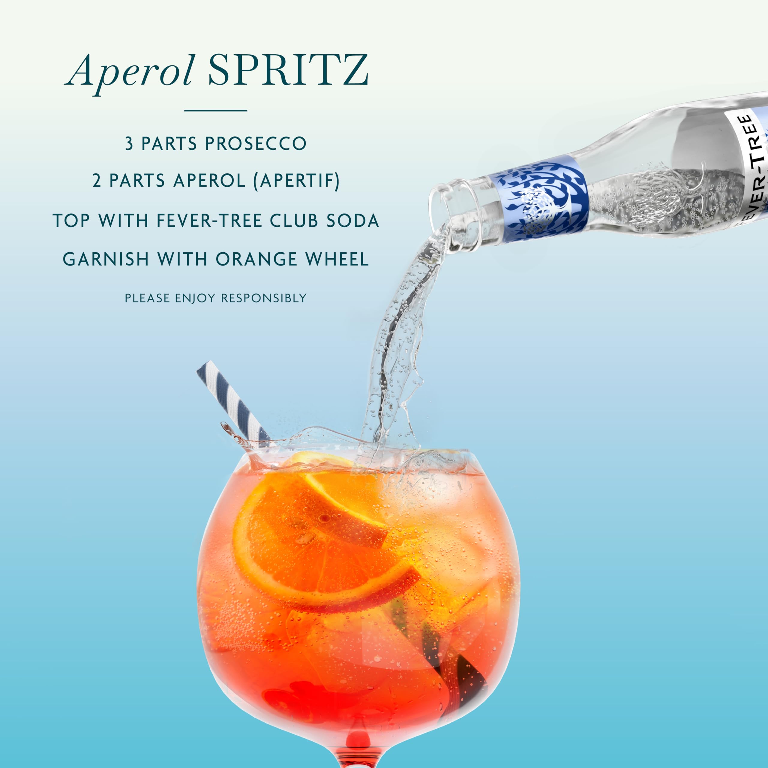 Fever Tree Club Soda Club Soda - Premium Quality Delicate with perfect carbonation - Refreshing Beverage for Cocktails & Mocktails. Naturally Sourced Ingredients, No Artificial Sweeteners or Colors - 5.07 Fl Oz (Pack of 24)(Packaging May Vary)