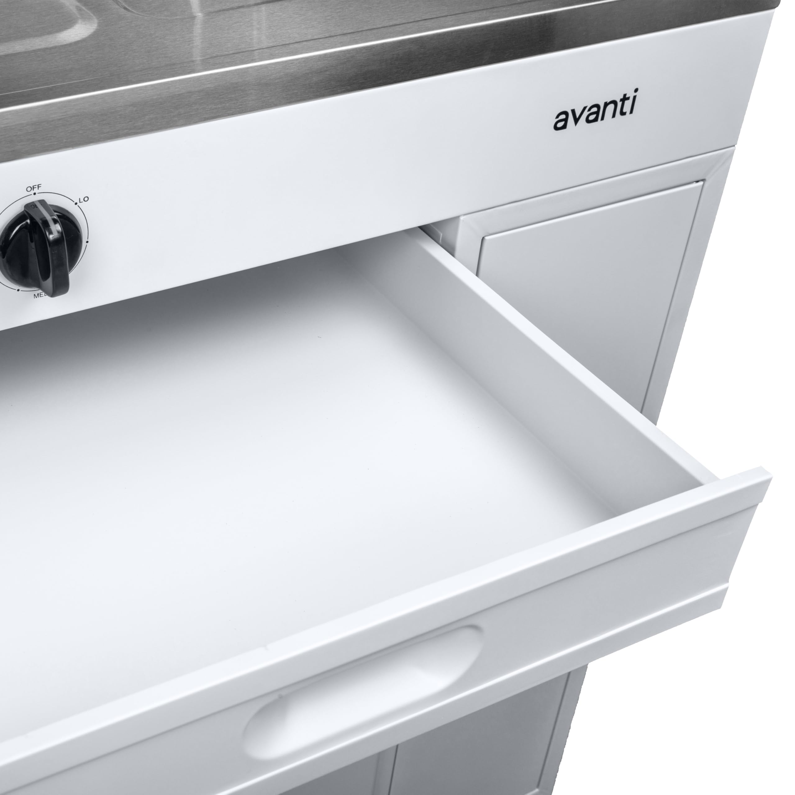 Avanti CK3616 36" Energy Star Rated Complete Compact Kitchen Stainless Steel Sink and White body