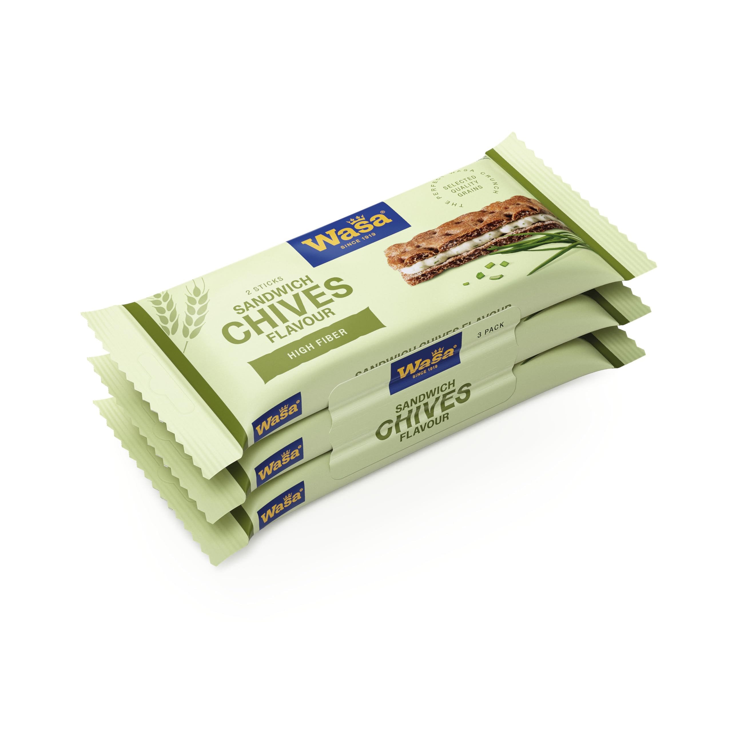 Wasa Knäckebrot Sandwich Tomato & Basil 40g I Knäckebrot-Snack aus Weizenmehl mit einer Füllung aus Käse, Getrockneten Tomaten & Basilikum, je 2 Sticks, Perfekt für unterwegs