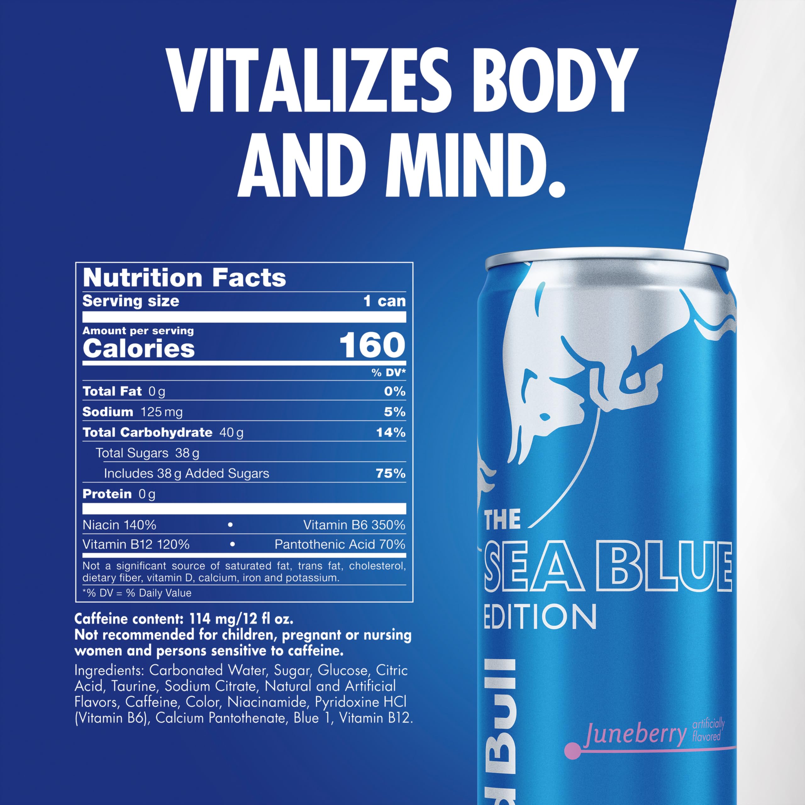 Red Bull Summer Edition Juneberry Energy Drink, 8.4 Fl Oz, 24 Cans