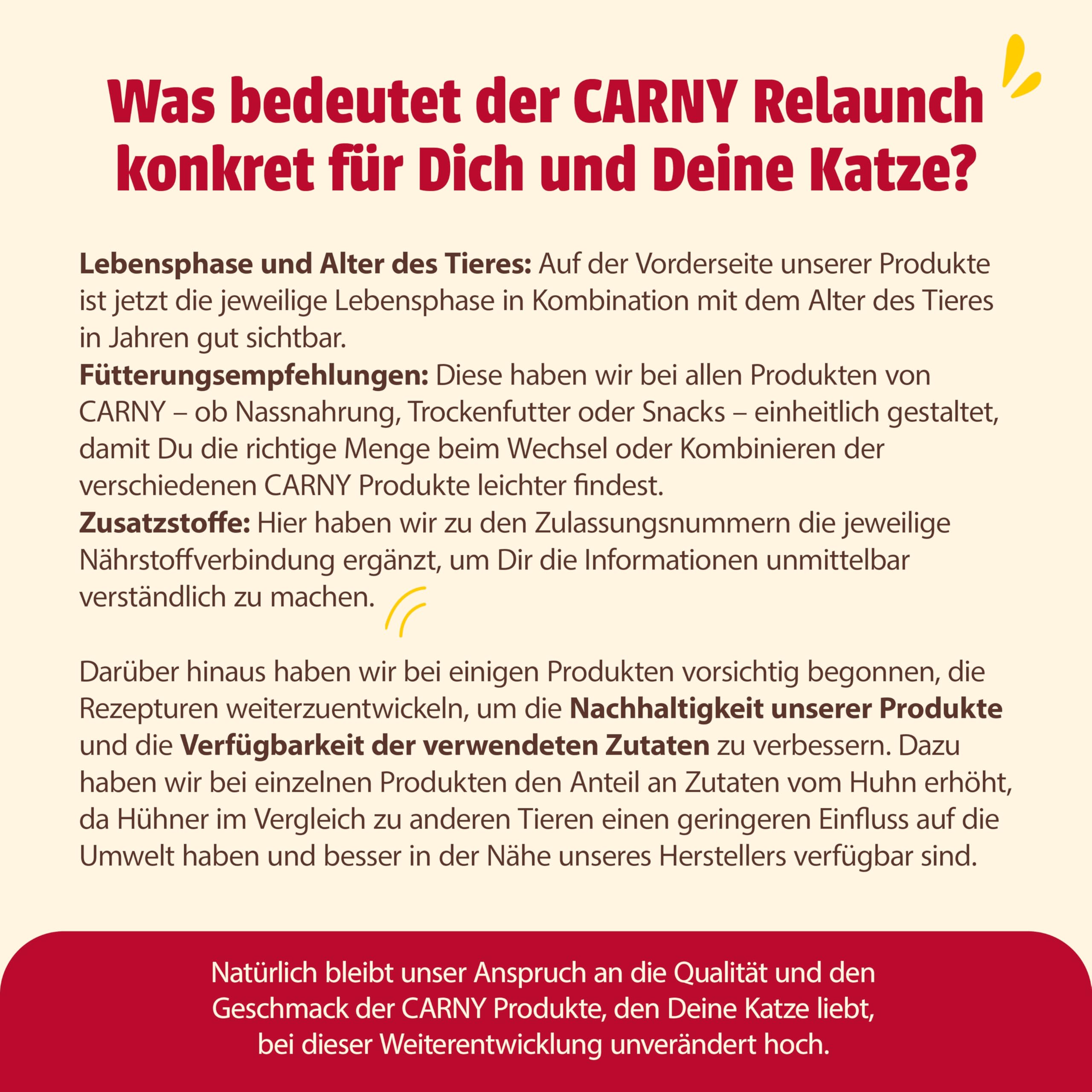 animonda Carny Adult Huhn + Lachs (6 x 400 g), Katzennassfutter für ausgewachsene Katzen, Nassfutter mit 100 % frischen, fleischlichen Zutaten, Katzenfutter ohne Getreide und Zucker