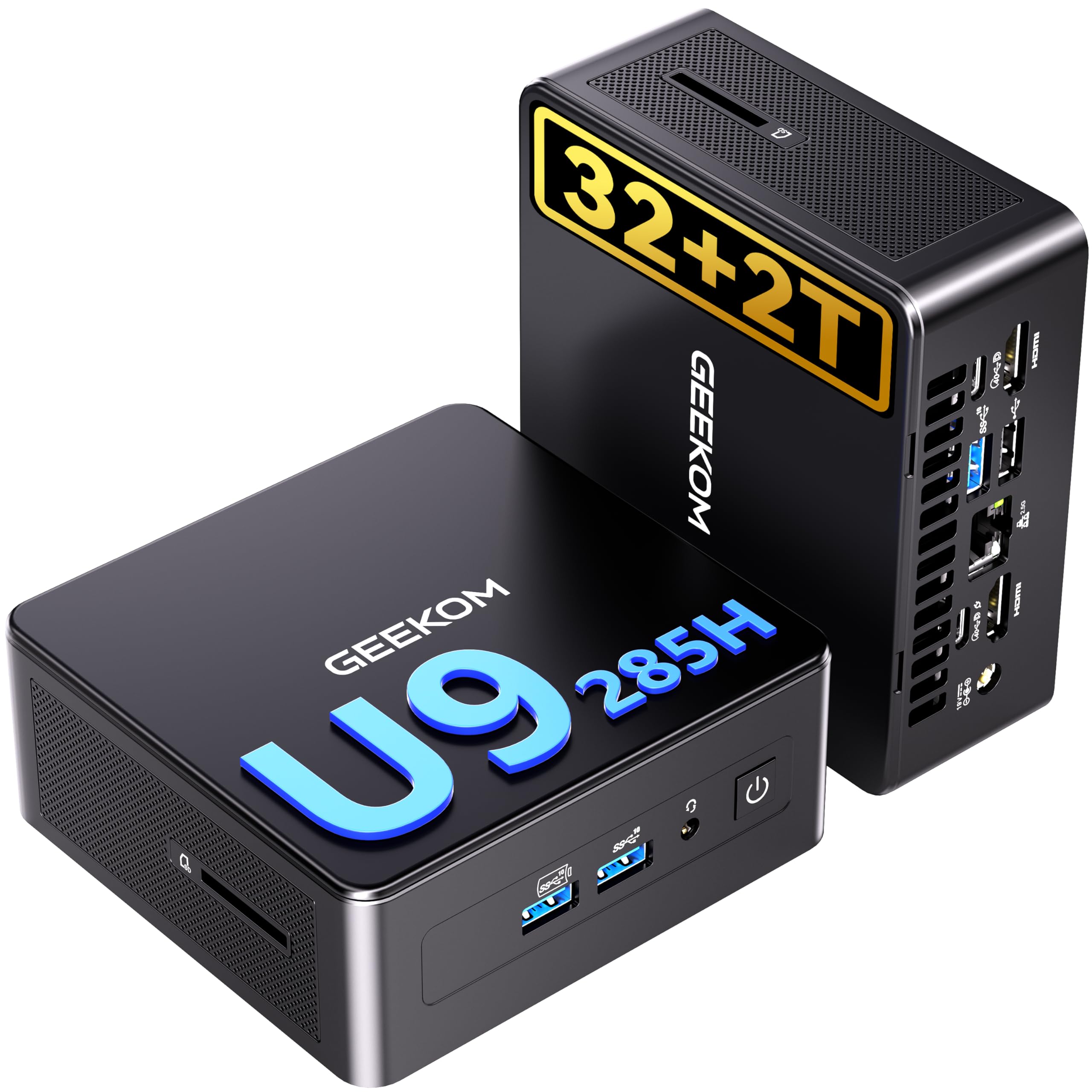 High Speed GEEKOM IT13 Mini PC 2026 with 13th Gen Intel i5-13600H |1TB SSD | 16GB RAM | Windows 11 Pro | 2 X USB4.0(40Gbps) | Quad Display| WiFi 6E |SD Slot | Intel NUC13 Replacement Desktop Computers