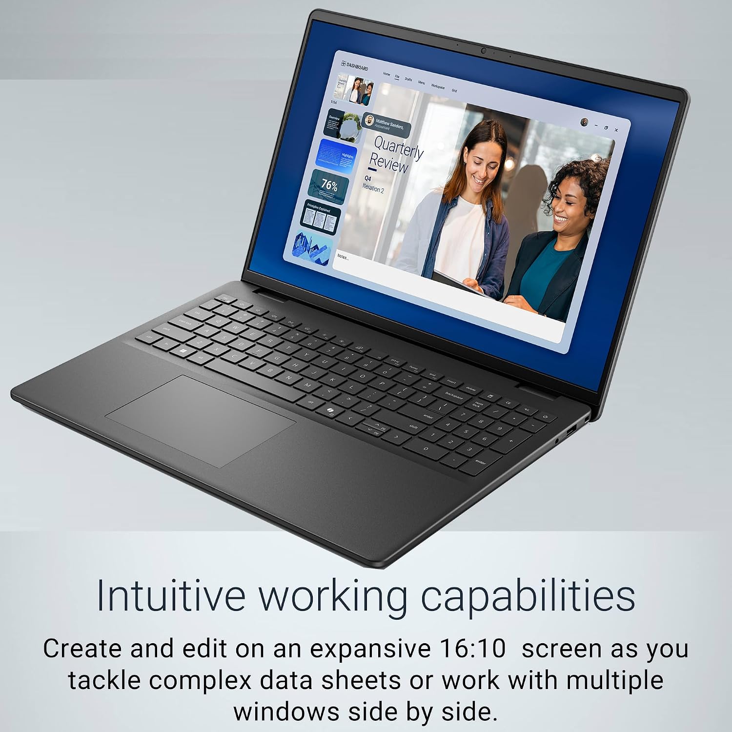 Dell Business Laptop Computer 2026, 16" FHD+ Touchscreen, AMD Ryzen 7 170 (8-Core, up to 5.1GHz), 32GB DDR5, 1TB SSD, Portable Office Professionals, Fast Charge, Backlit KB, Windows 11 Home, Black