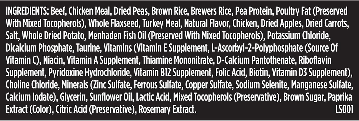 Rachael Ray Nutrish Dish Dry Dog Food Beef & Brown Rice Recipe With Veggie & Fruit Blend, 23 lb. Bag
