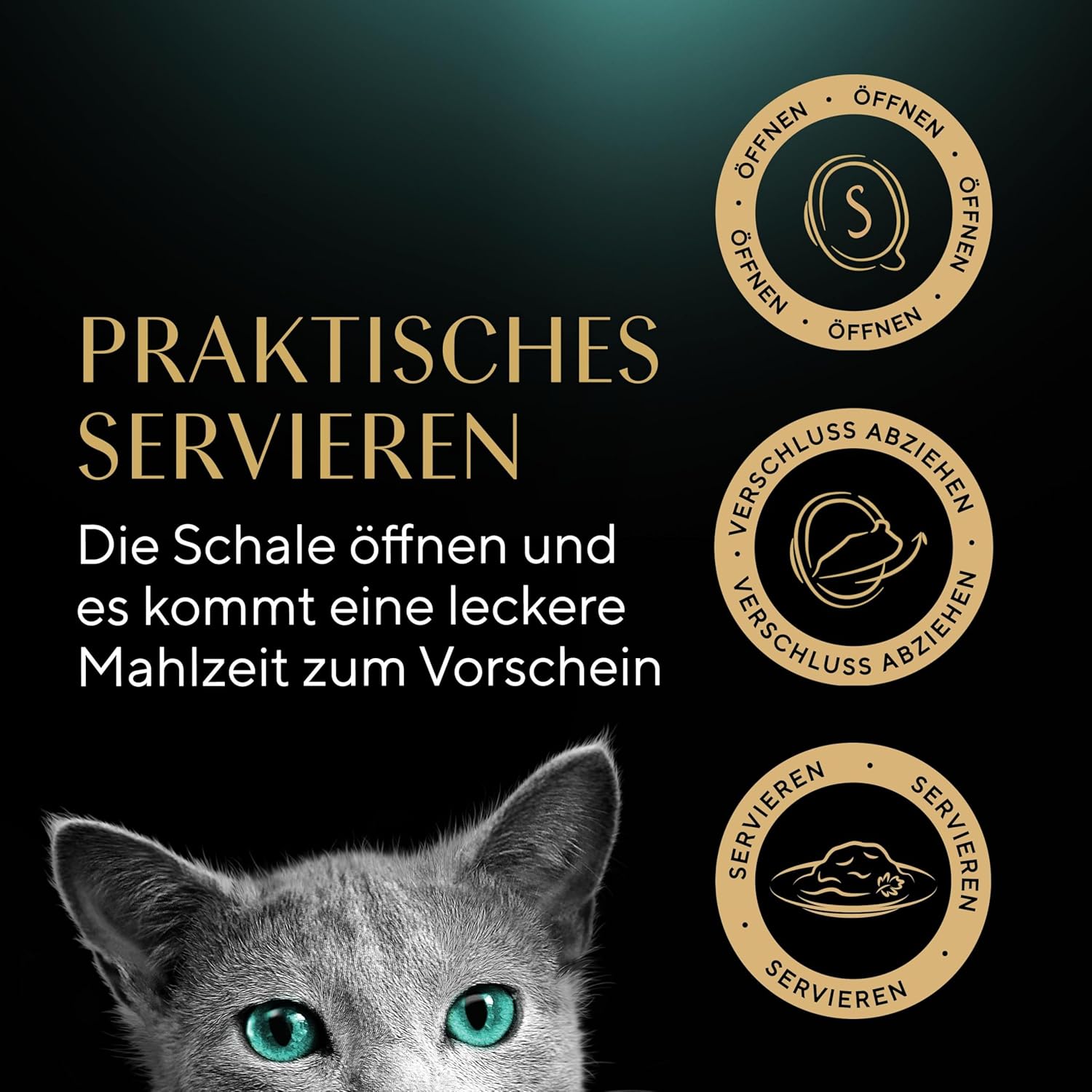 SHEBA Filets Adult Katzenfutter in Sauce mit Huhn 16 x 60g Schale