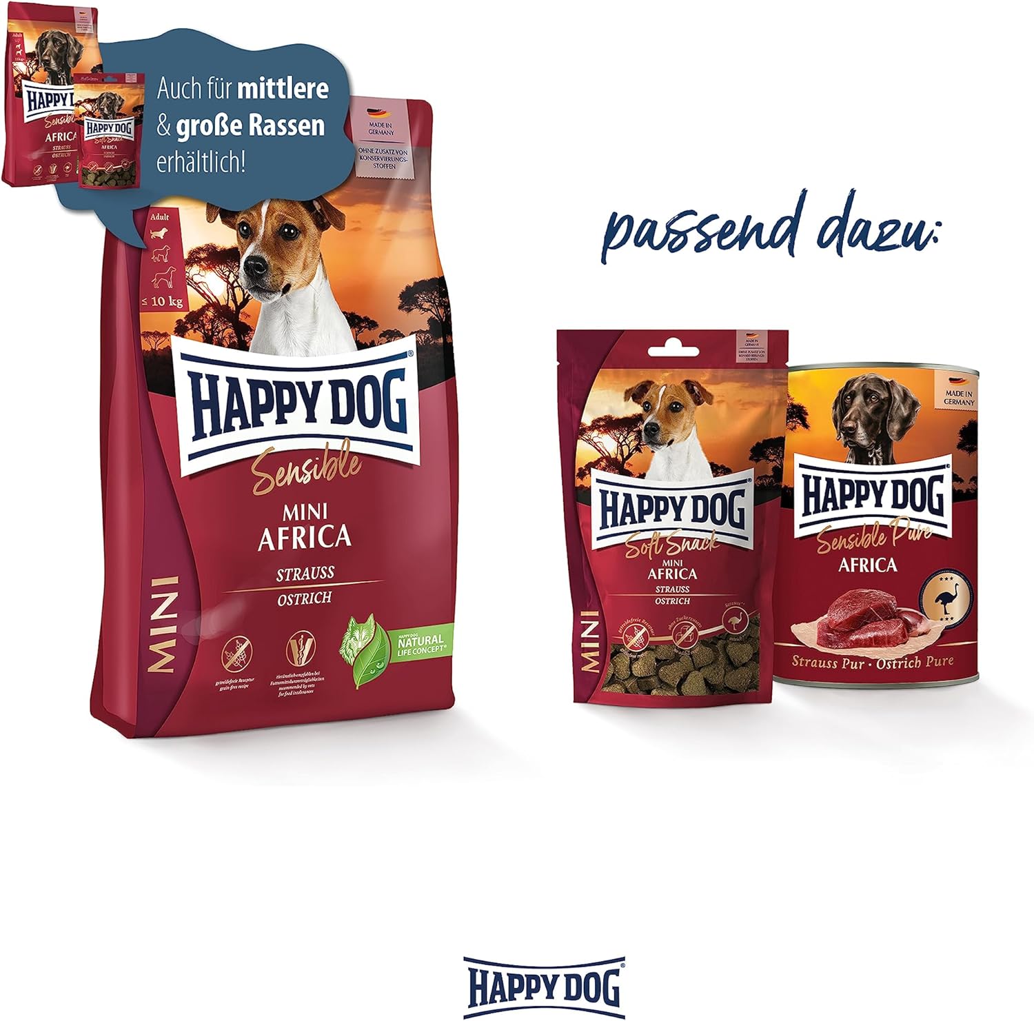 Happy Dog Sensible Mini Montana 4 kg