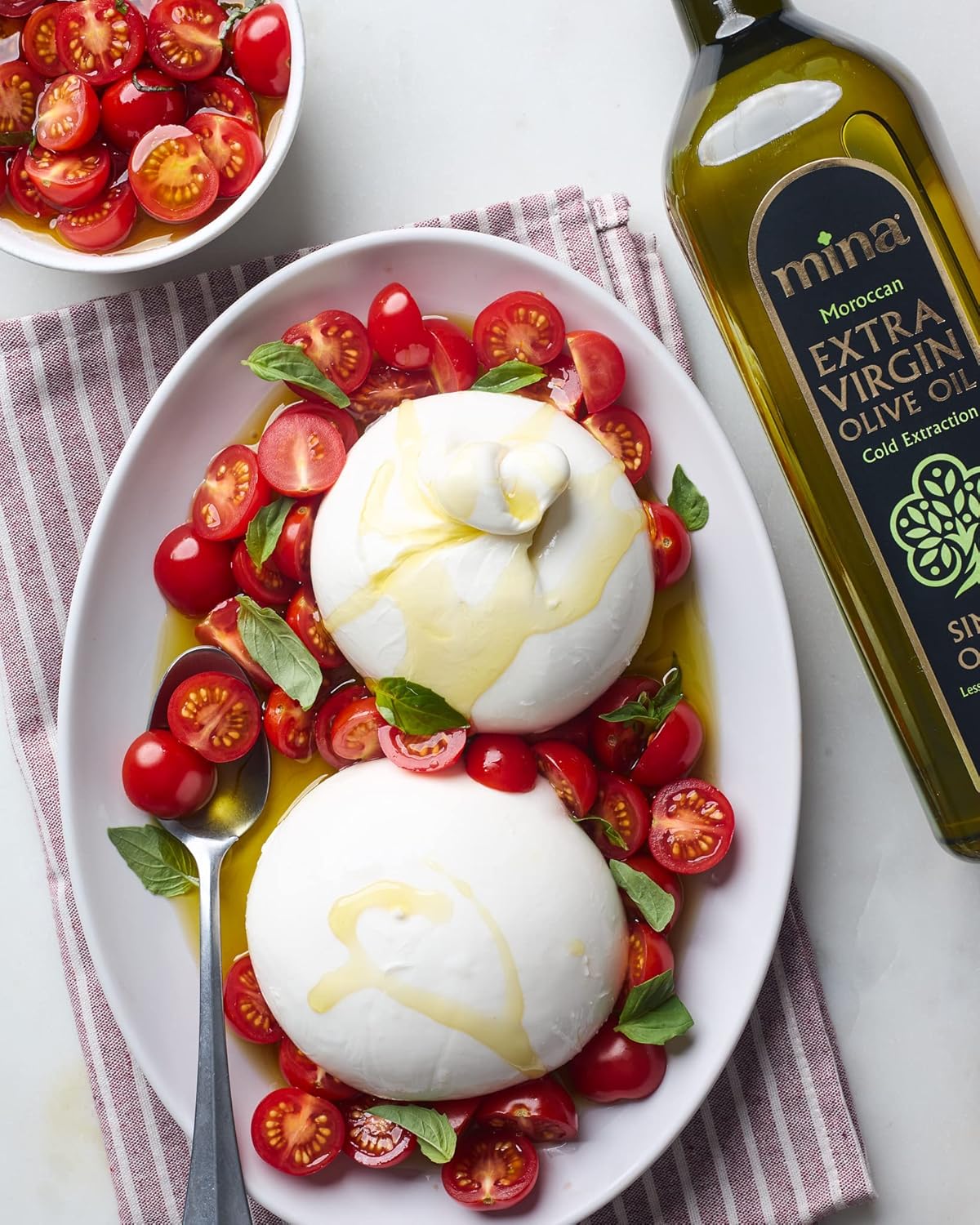 Mina Moroccan Olive Oil Extra Virgin 68 Fl Oz, New Harvest, Polyphenol Rich Olive Oil, Single Origin Extra Virgin Olive Oil, Cold Extraction, Less than 0.2% Acidity, 2 L