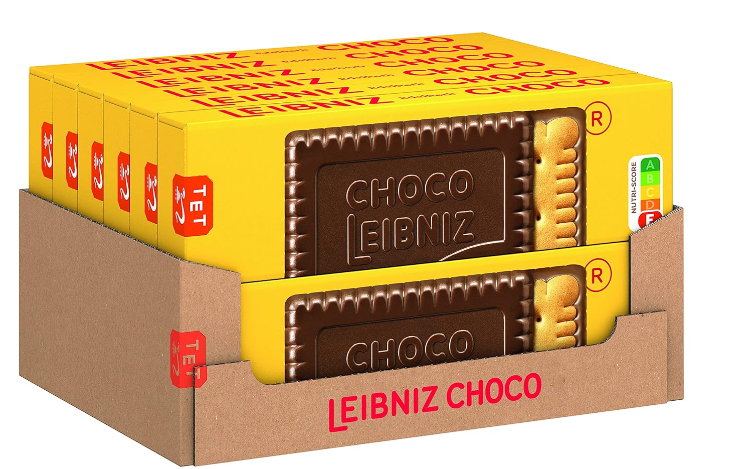 LEIBNIZ Original Butterkeks, 22er Snack Pack, die Nr 1 unter den Butterkeksen, knusprige Kekse in praktischer Großpackung (22 x 50 g), perfekt für unterwegs