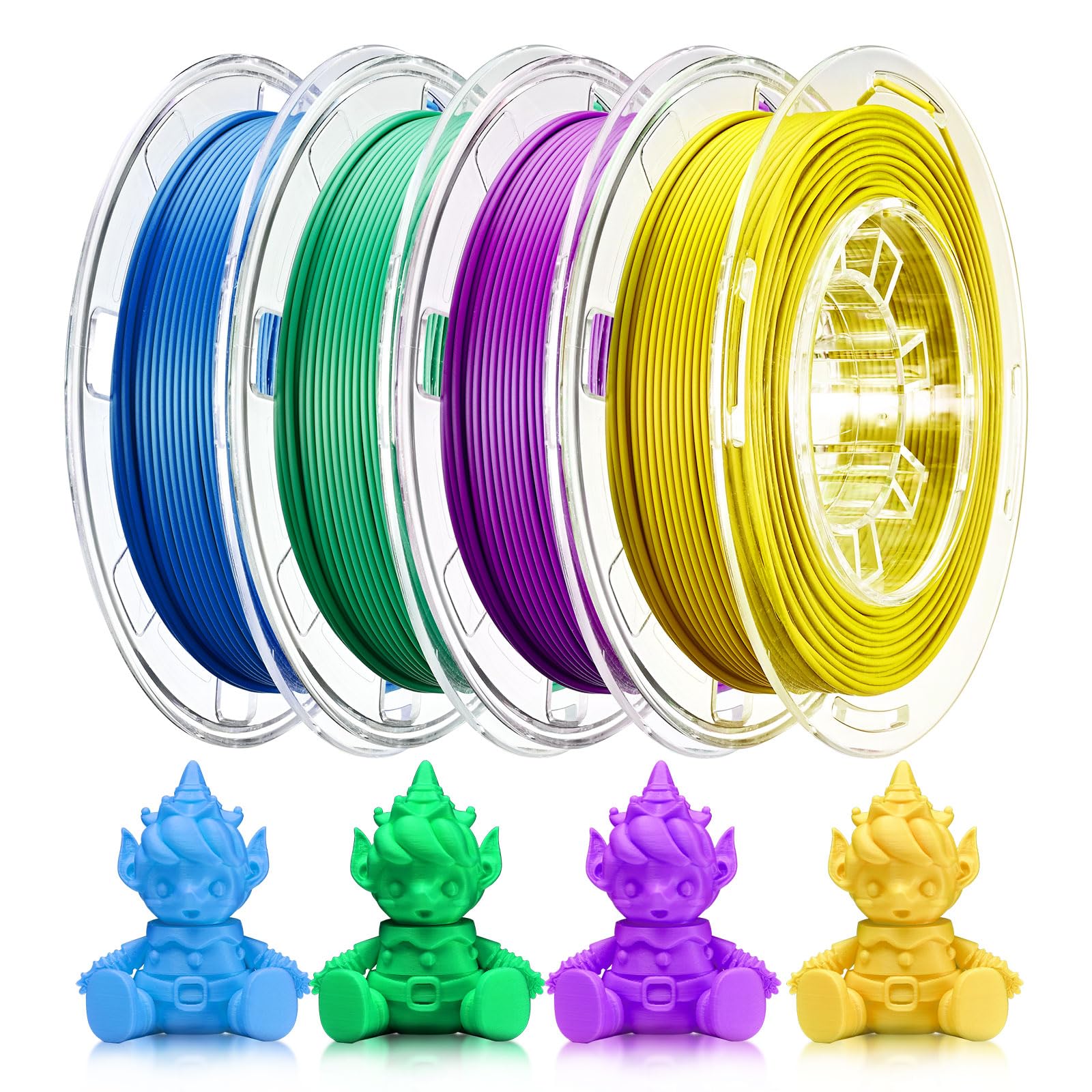 AOSEED 3D Printer for Kids, Fully Assembled AI 3D Printer with 8,000+ Models & 17+ Modules, 400mm/s High Speed, Leveling Free, STEM Toy Gift with 8 PLA Filaments for Home & School, X-Maker Joy AI+