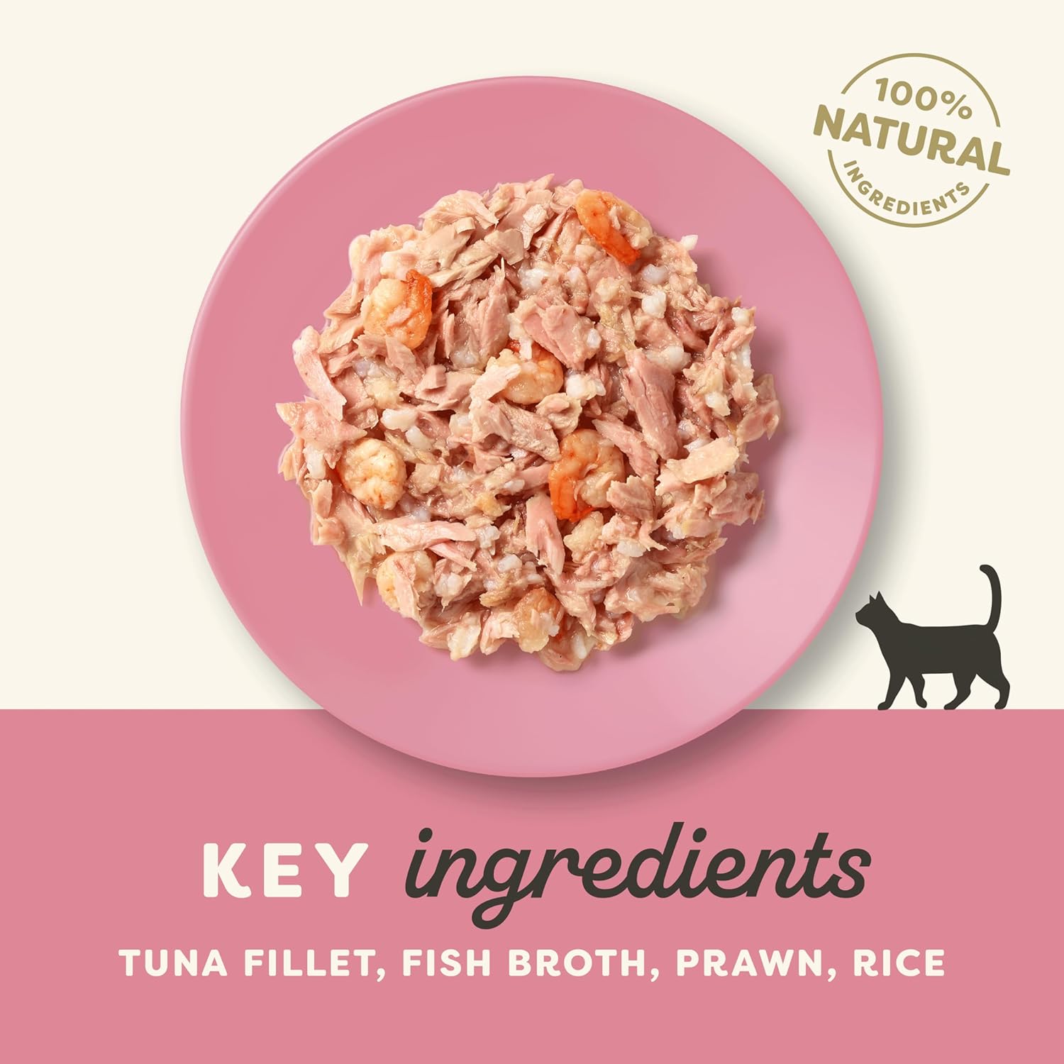 Applaws 100% Natural Thunfischfilet Nassfutter in Brühe für ausgewachsene Katzen - 24 x 70g Dosen