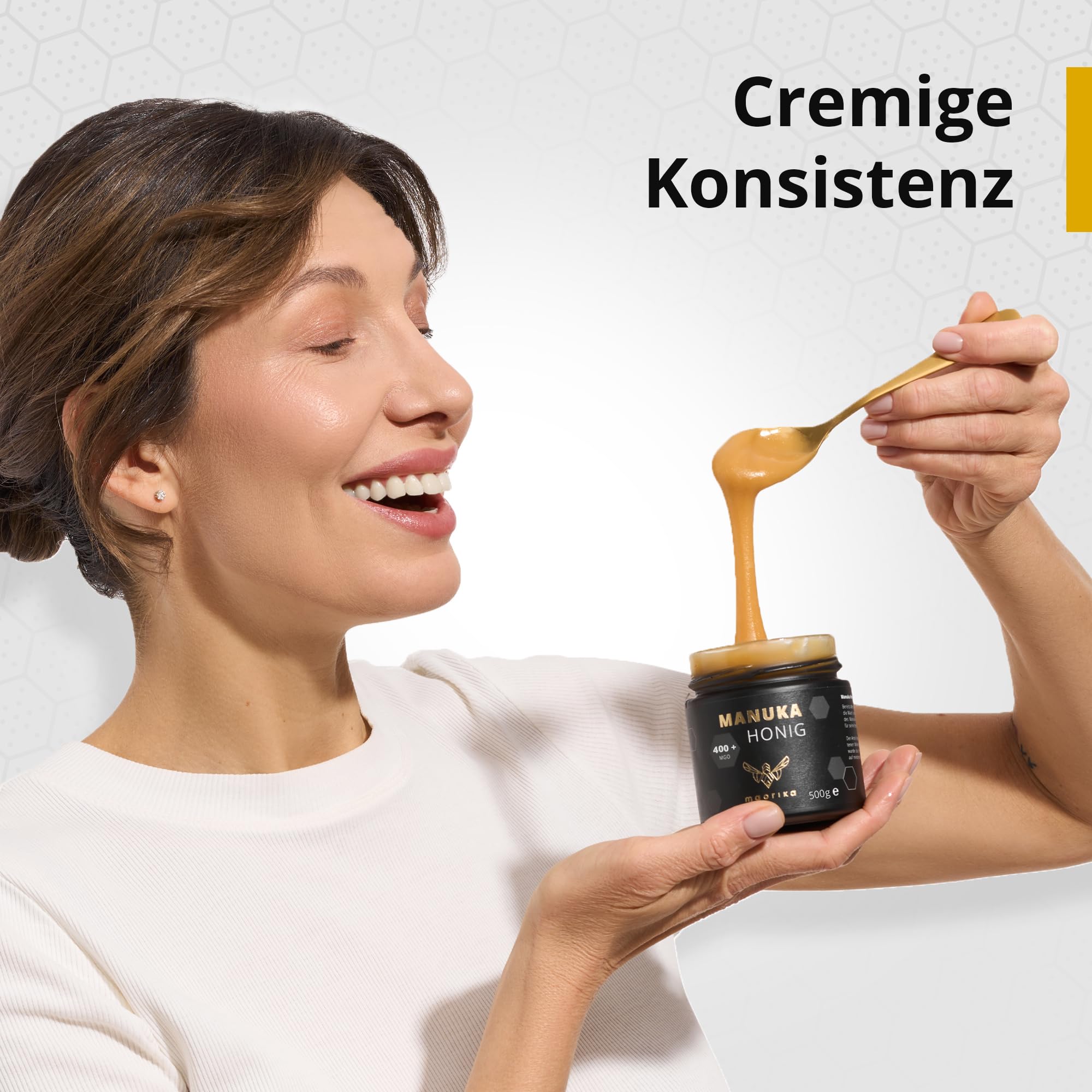 maorika - Manuka Honig 400 MGO + 250g im Glas (lichtundurchlässig, kein Plastik) - laborgeprüft, zertifiziert aus Neuseeland