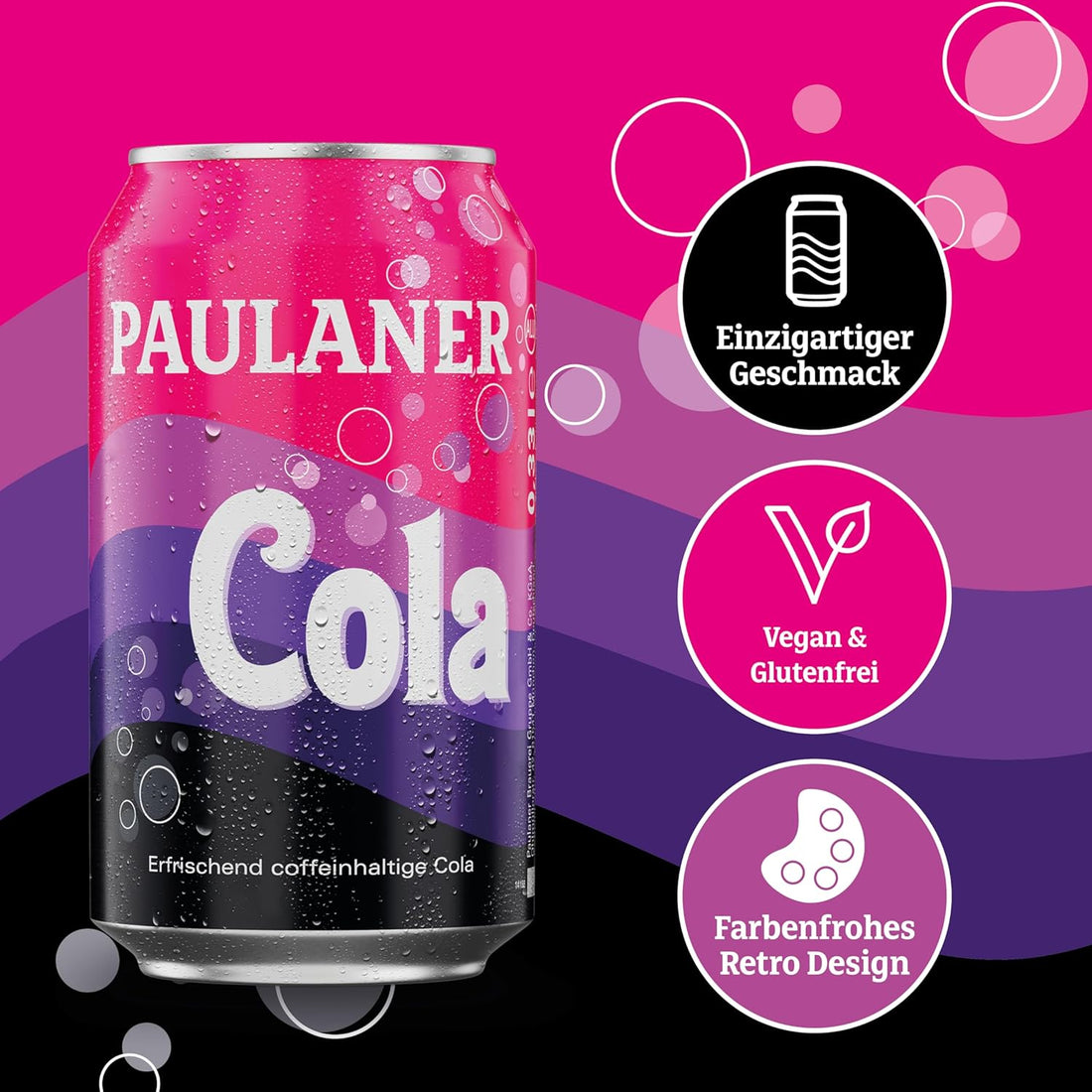 Paulaner Cola • Erfrischungsgetränk • 0,33l Dose, EINWEG (24x0,33l)