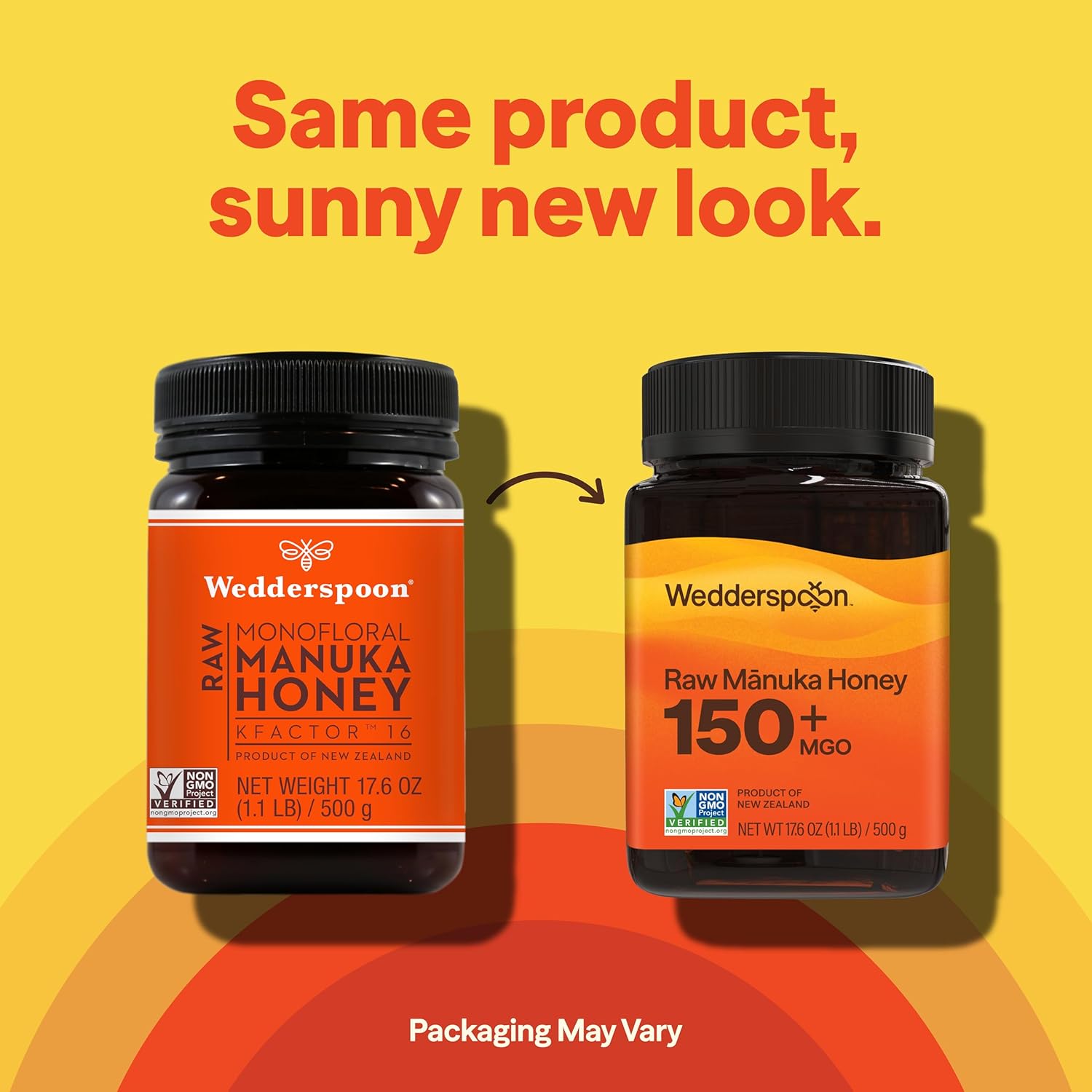 Wedderspoon Raw Premium Manuka Honey, 150+ MGO, 17.6 Oz, Unpasteurized, Genuine New Zealand Honey, Traceable from Our Hives to Your Home