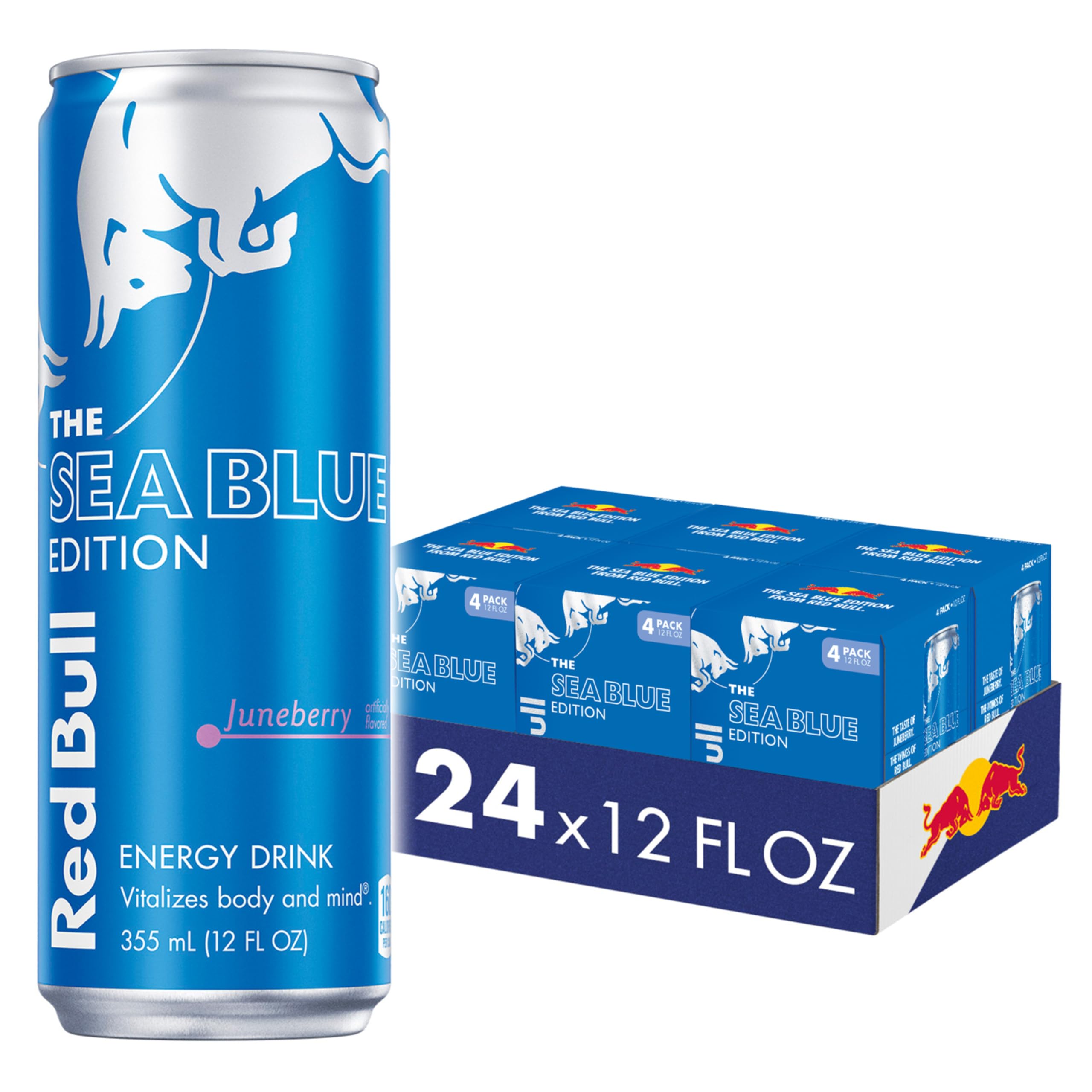 Red Bull Summer Edition Juneberry Energy Drink, 8.4 Fl Oz, 24 Cans