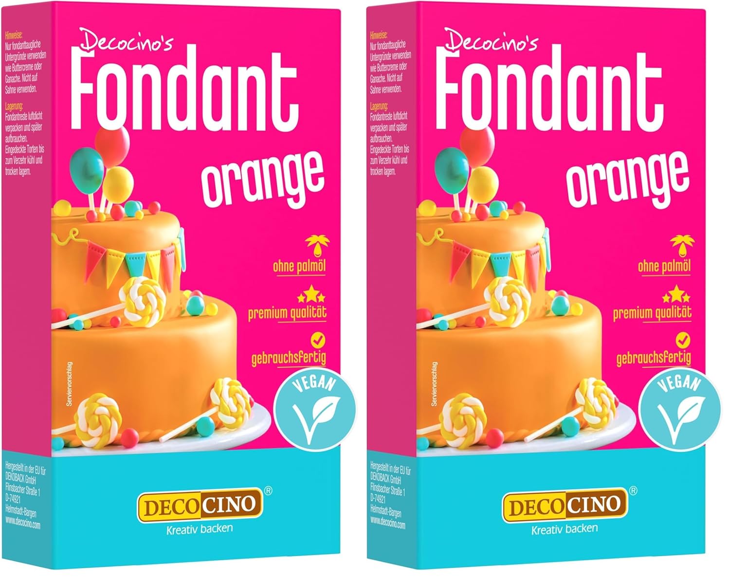 Decocino Fondant, Weiss, 250 g (1er Pack)