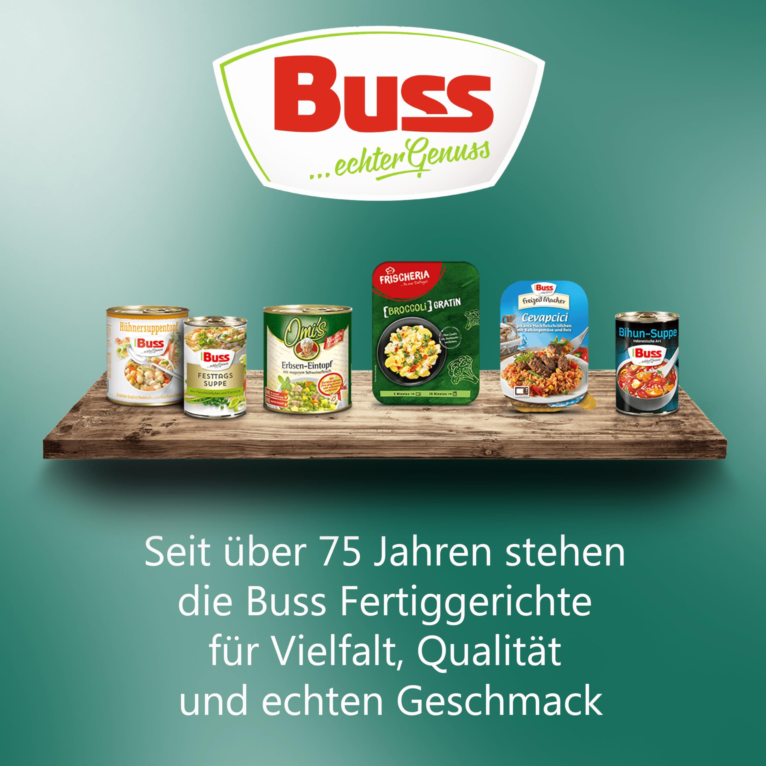 Buss Asia Suppen - Bihunsuppe Original nach indonesischer Art - Milde Asia Suppe mit Paprika, Hühnerfleisch und Glasnudeln - Schnelle Fertiggerichte zum Aufwärmen in Mikrowelle & Topf - 12 x 400g