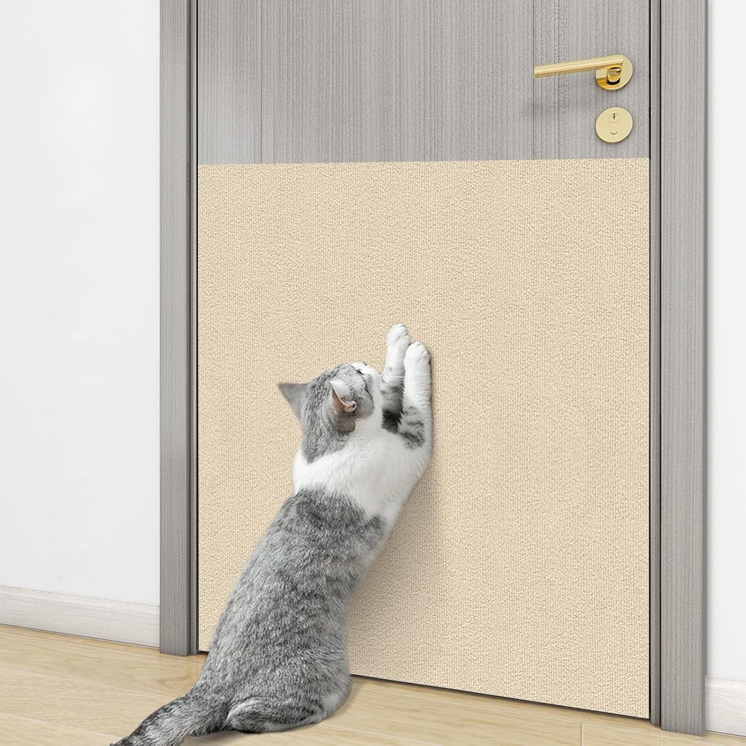 Selbstklebende Kratzschutzmatte für Sofa & Wand, 40x200 cm kratzschutz Sofa Katze - Trimmbarer Schutz gegen Katzenkratzer Couch Schutz von DIY Krallen Katzenteppich