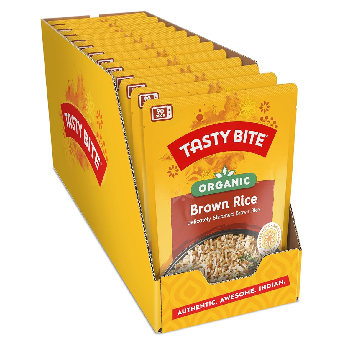 Tasty Bite Organic Brown Rice, 8.8 Ounce (Pack of 12)