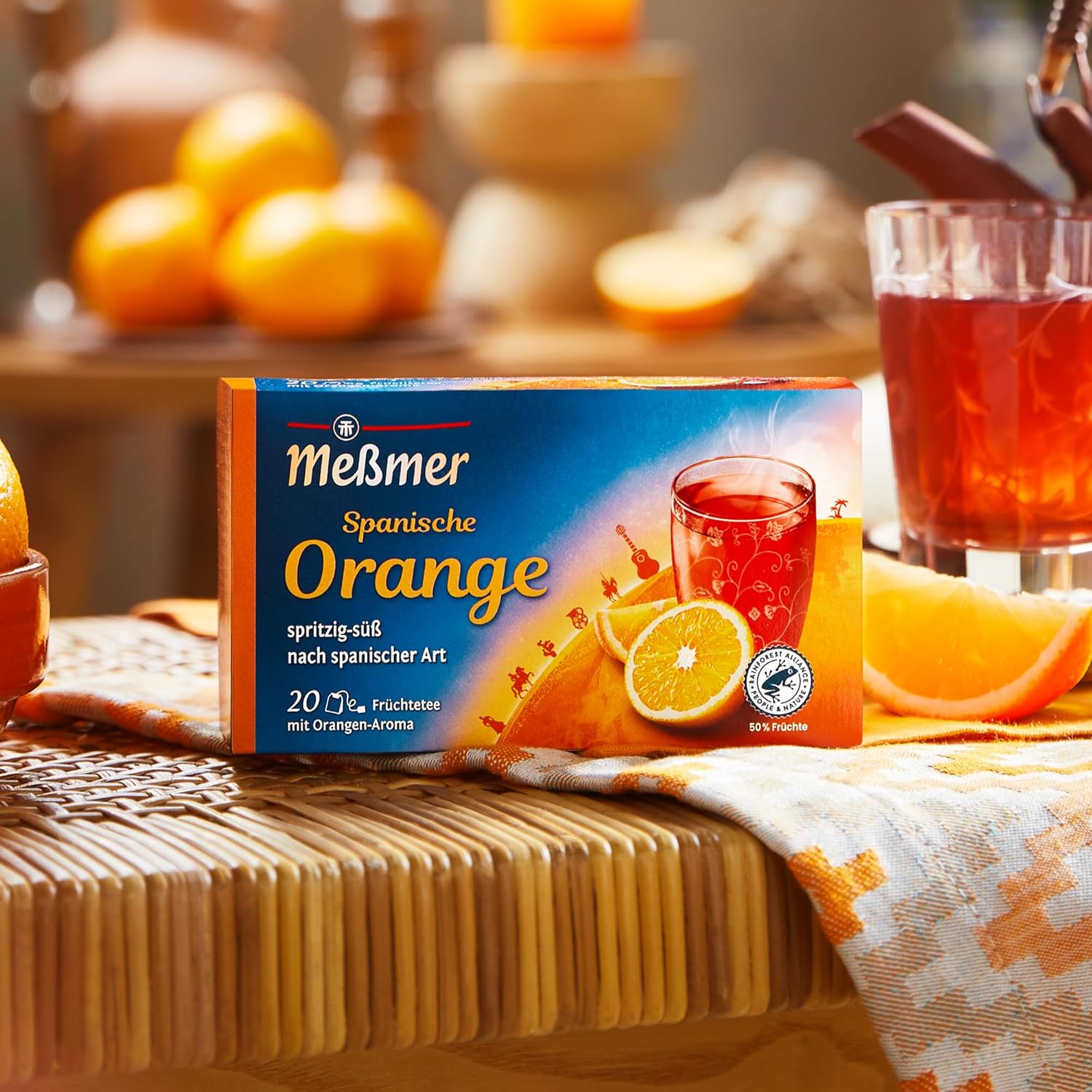 Meßmer Ländertee | Italienische Limone | Früchtetee mit Zitronen-Aroma | 20 Teebeutel | süß-spritzig
