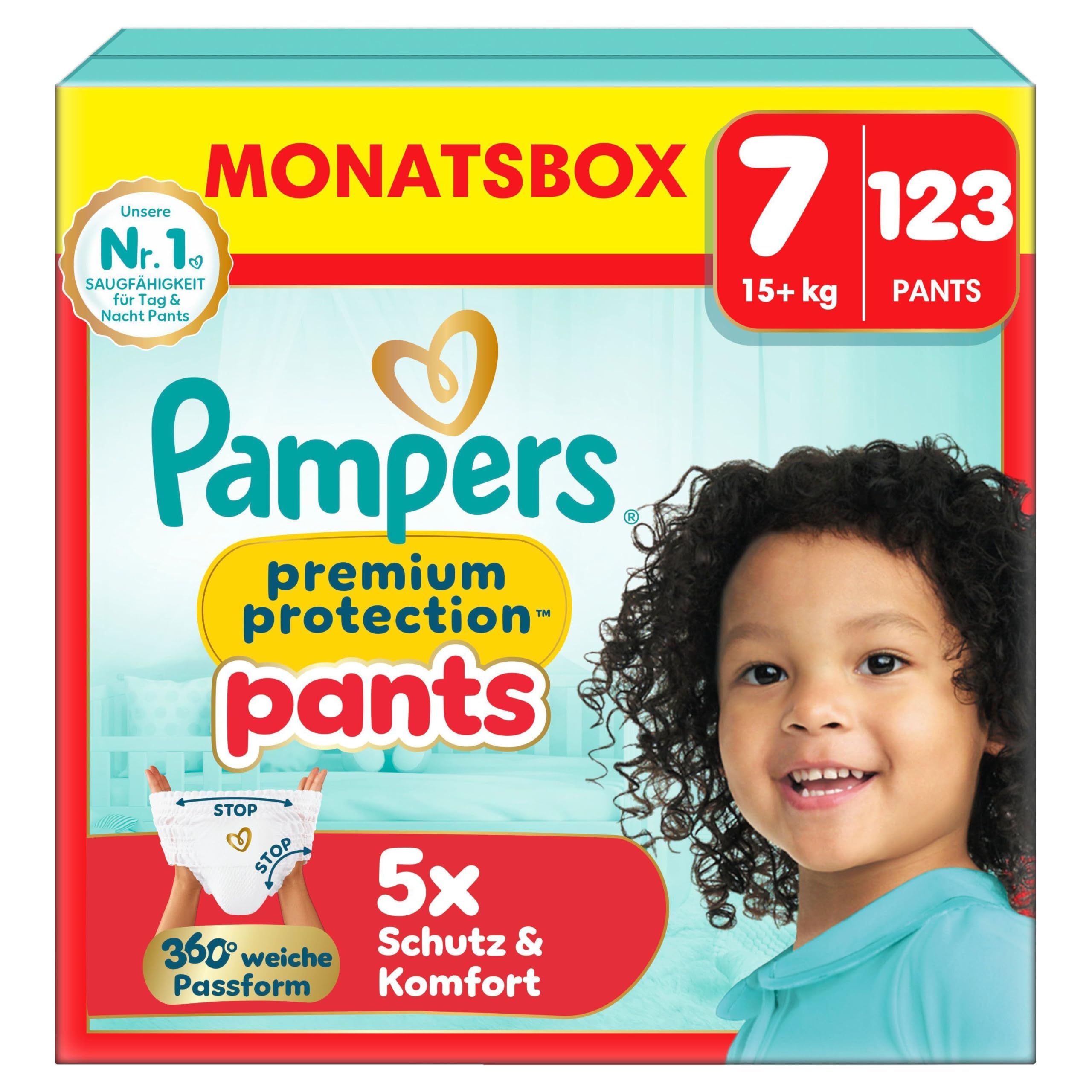 Pampers Premium Protection Größe 5, 152 Windeln, 11kg-16kg, unser Nr. 1 Haut- und Auslaufschutz