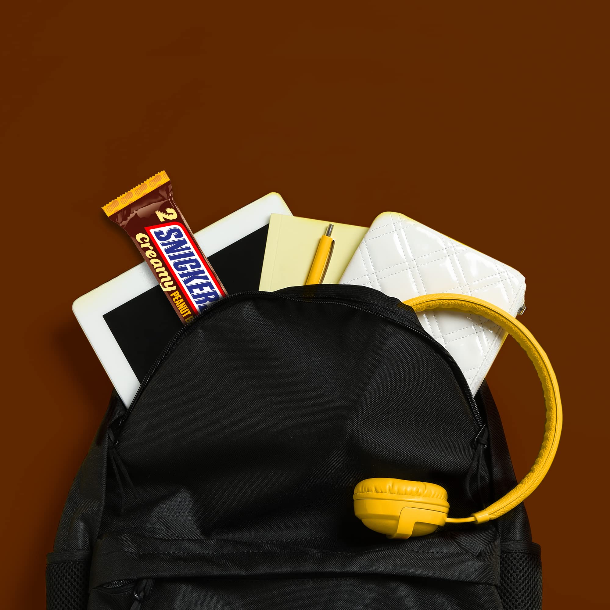 Snickers Creamy Peanut Butter, Schokolade Großpackung, Milchschokolade, Doppelriegel, 24 x 36,5g