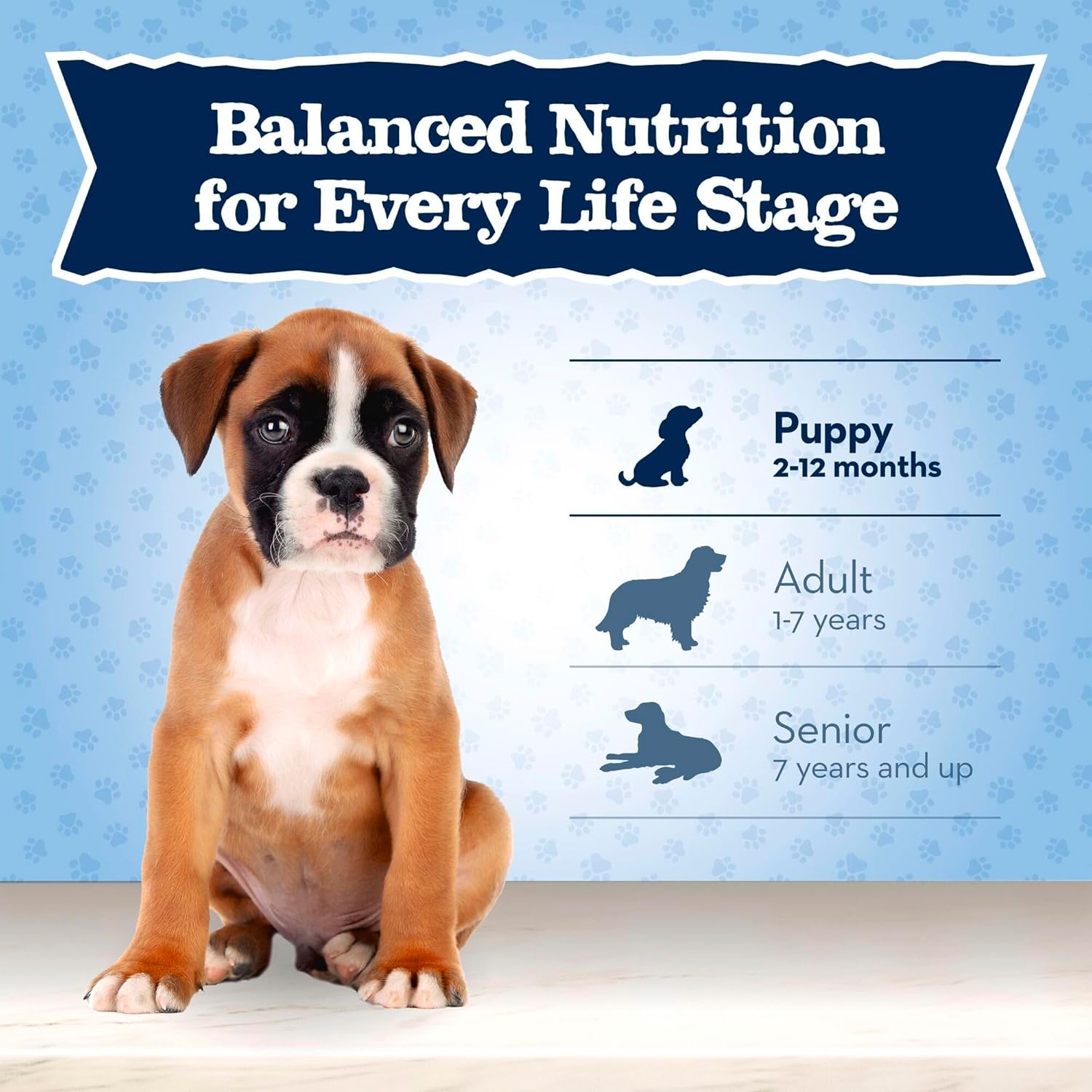 Blue Buffalo Baby Blue Natural Dry Food for Puppies, Healthy Growth Formula with DHA, Savory Chicken Recipe, 24-lb Bag