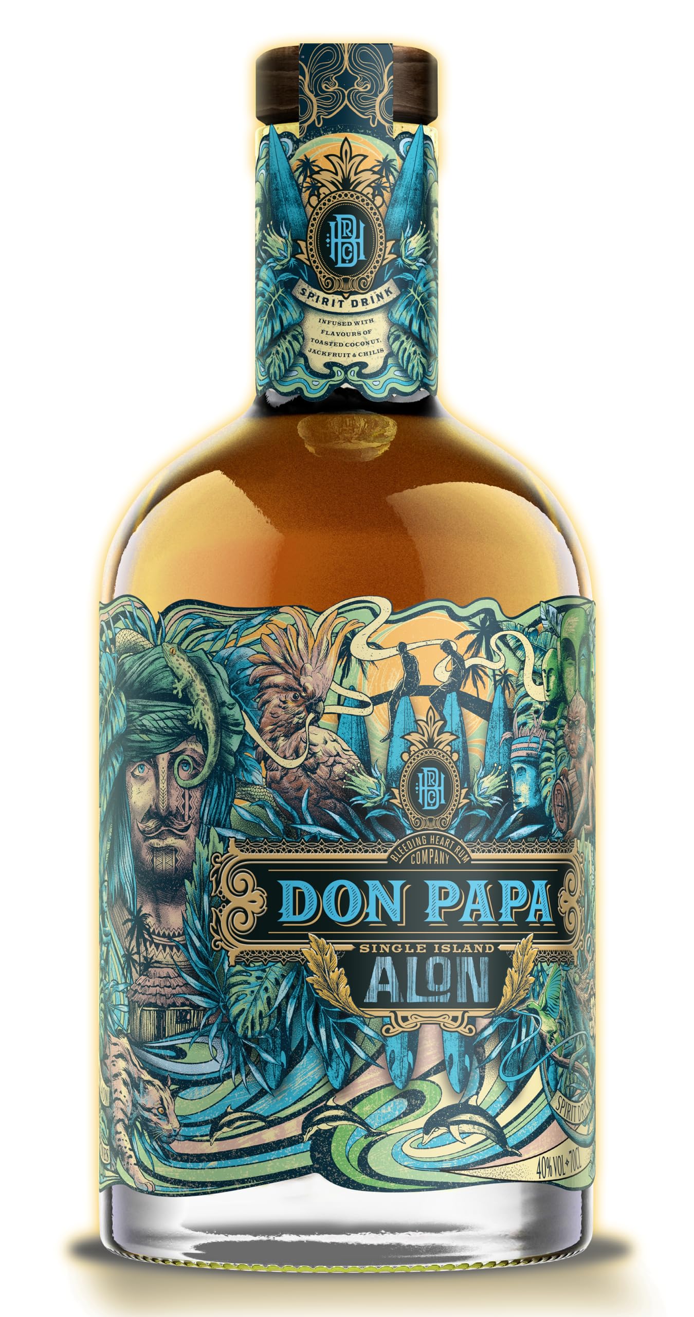Don Papa Masskara | Rumbasis mit exotischen, philippinischen Früchten und Honig verfeinert | 700ML