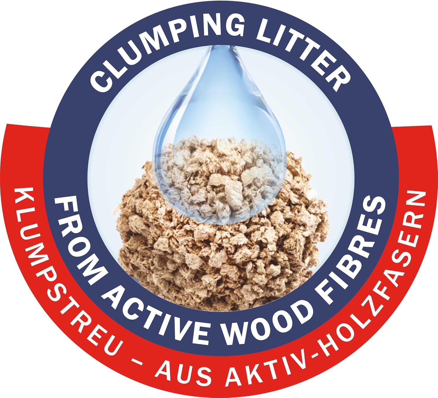 Cat’s Best Original Katzenstreu, 100% pflanzliches Katzenklumpstreu mit maximaler Saugfähigkeit – bekämpft Gerüche natürlich und aktiv, 8,6 kg/20 l (Verpackung kann variieren)