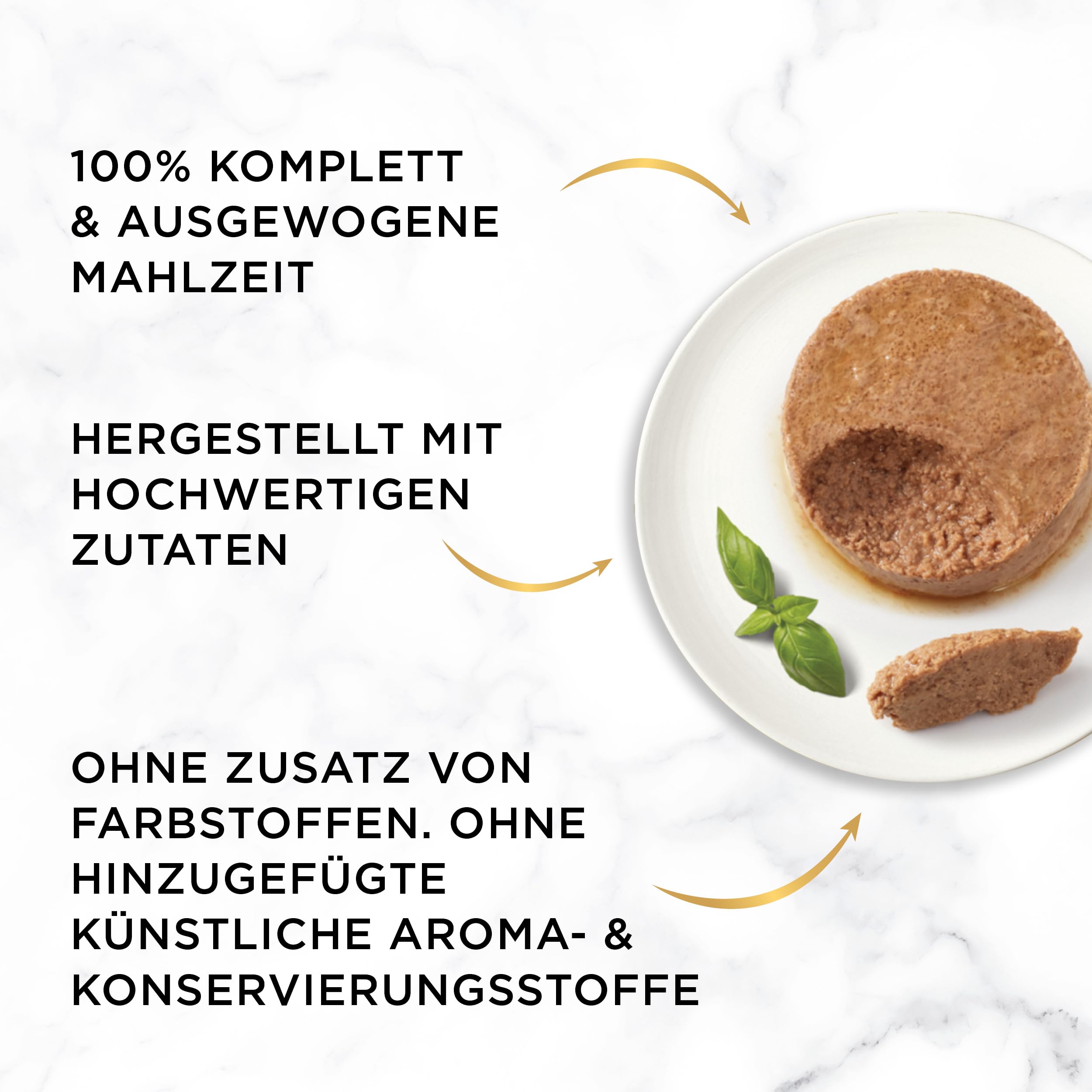 Gourmet Gold Raffiniertes Ragout Katzenfutter nass, Sorten-Mix, 96er Pack (96 x 85g)