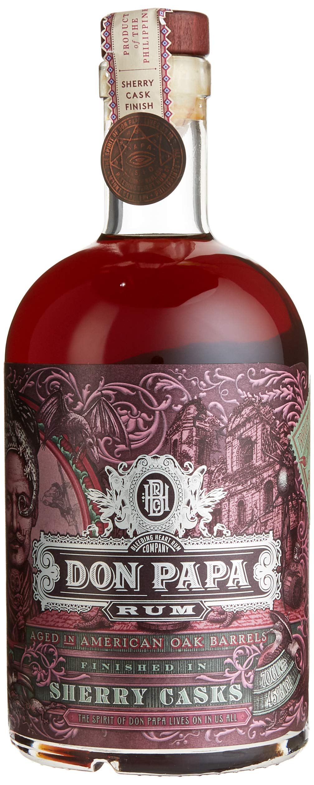 Don Papa Masskara | Rumbasis mit exotischen, philippinischen Früchten und Honig verfeinert | 700ML