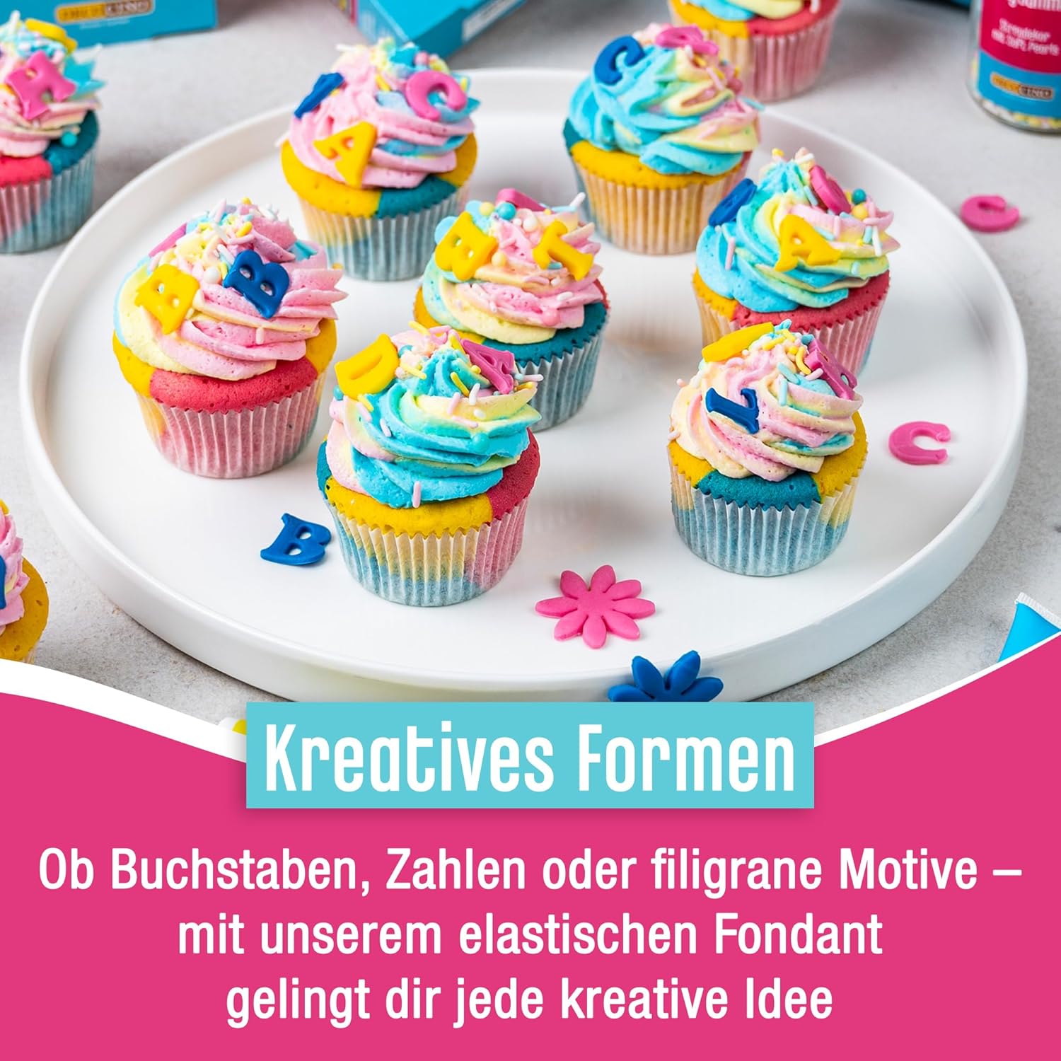Decocino Fondant, Weiss, 250 g (1er Pack)