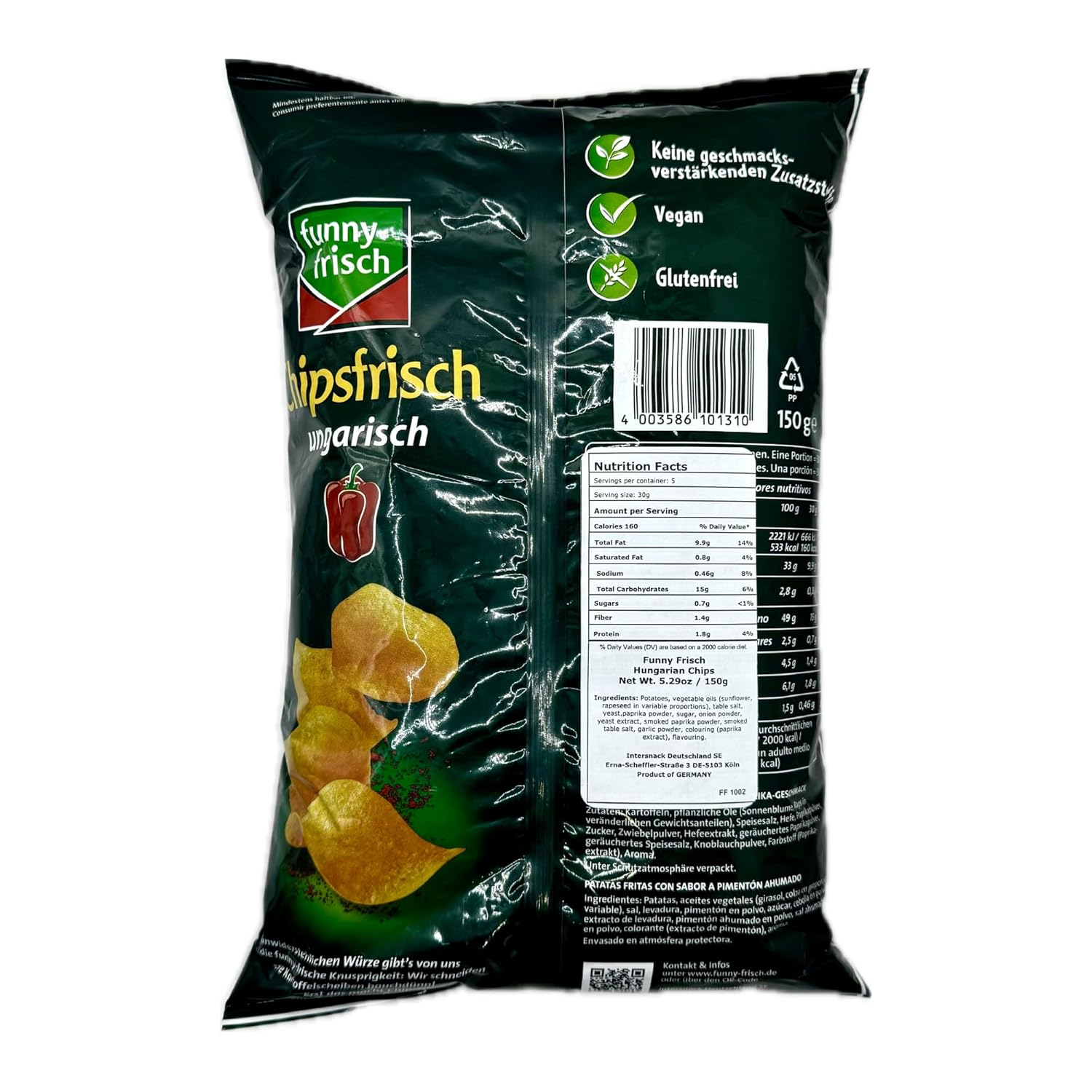 funny-frisch Chipsfrisch ungarisch 150g
