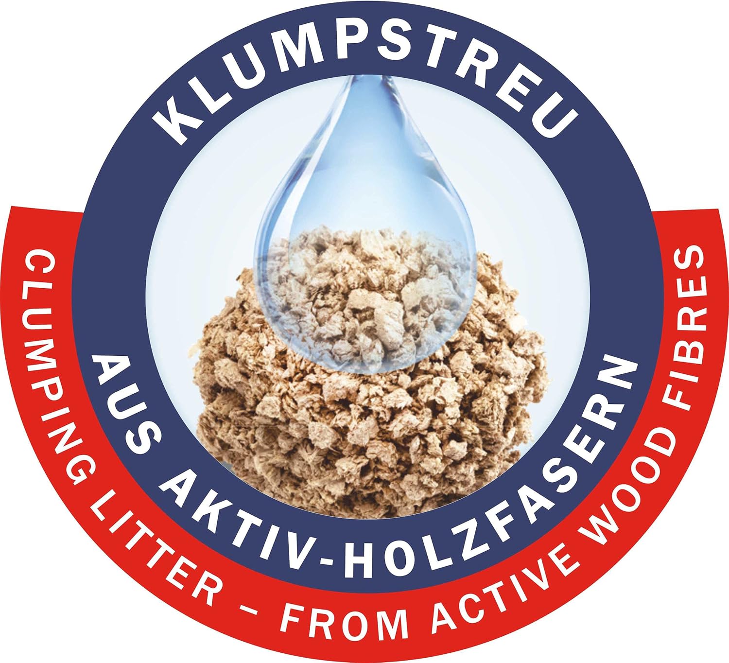 Cat’s Best Original Katzenstreu, 100% pflanzliches Katzenklumpstreu mit maximaler Saugfähigkeit – bekämpft Gerüche natürlich und aktiv, 8,6 kg/20 l (Verpackung kann variieren)