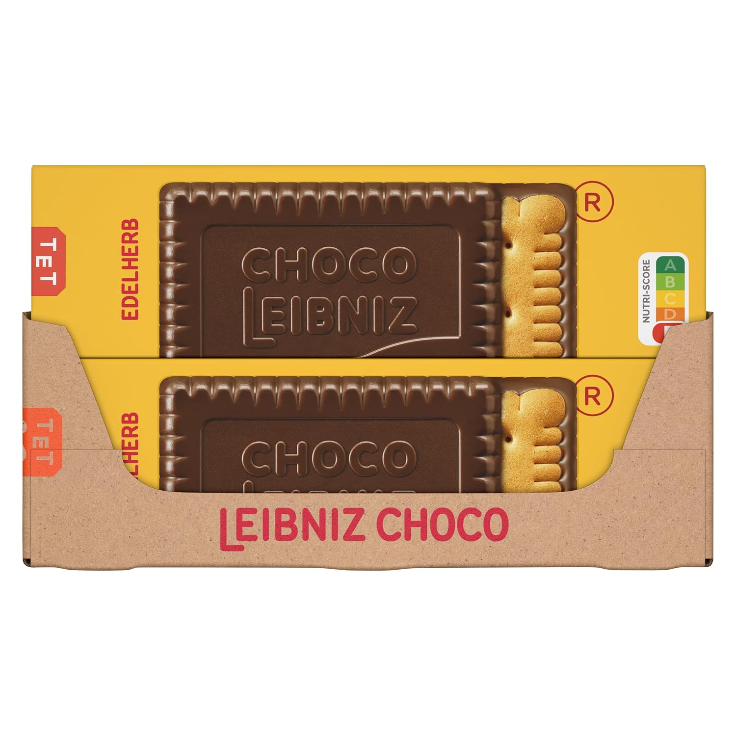 LEIBNIZ Original Butterkeks, 22er Snack Pack, die Nr 1 unter den Butterkeksen, knusprige Kekse in praktischer Großpackung (22 x 50 g), perfekt für unterwegs