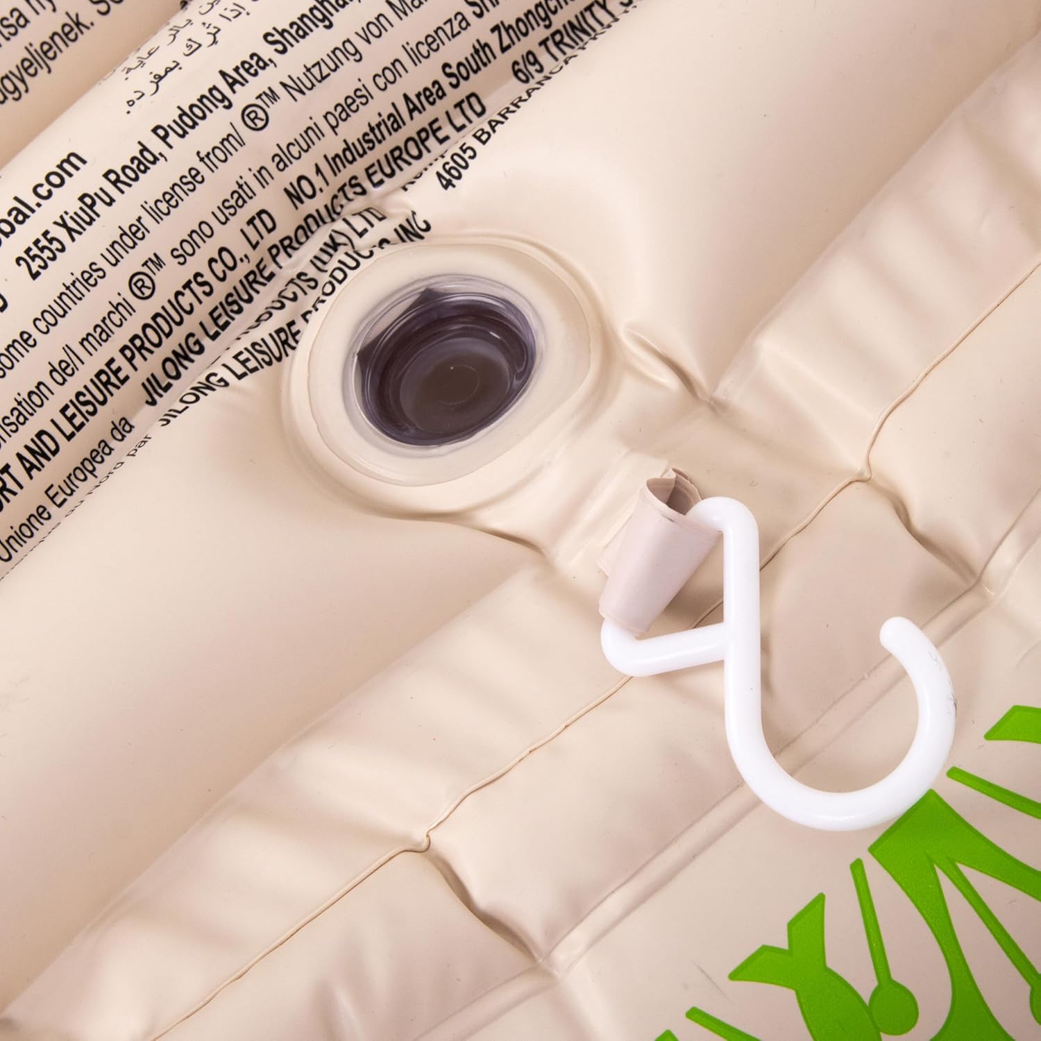 SunClub Baby Badewanne aufblasbar Planschbecken 91x61x29 cm Pool für Kinder mit Warnanzeige Thermometer faltbar für die Dusche oder unterwegs